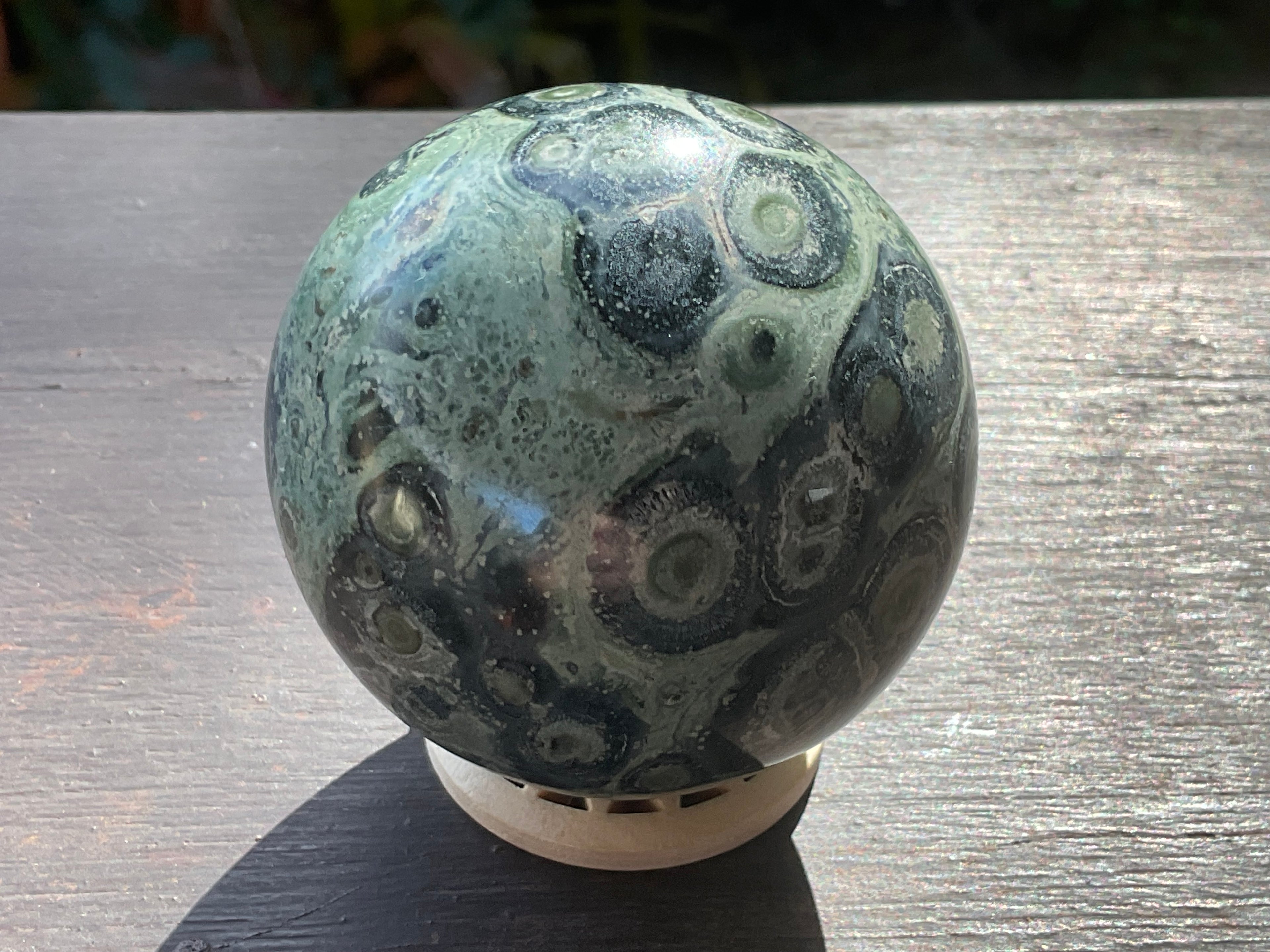 226g Kambaba Jasper Sphere 2A