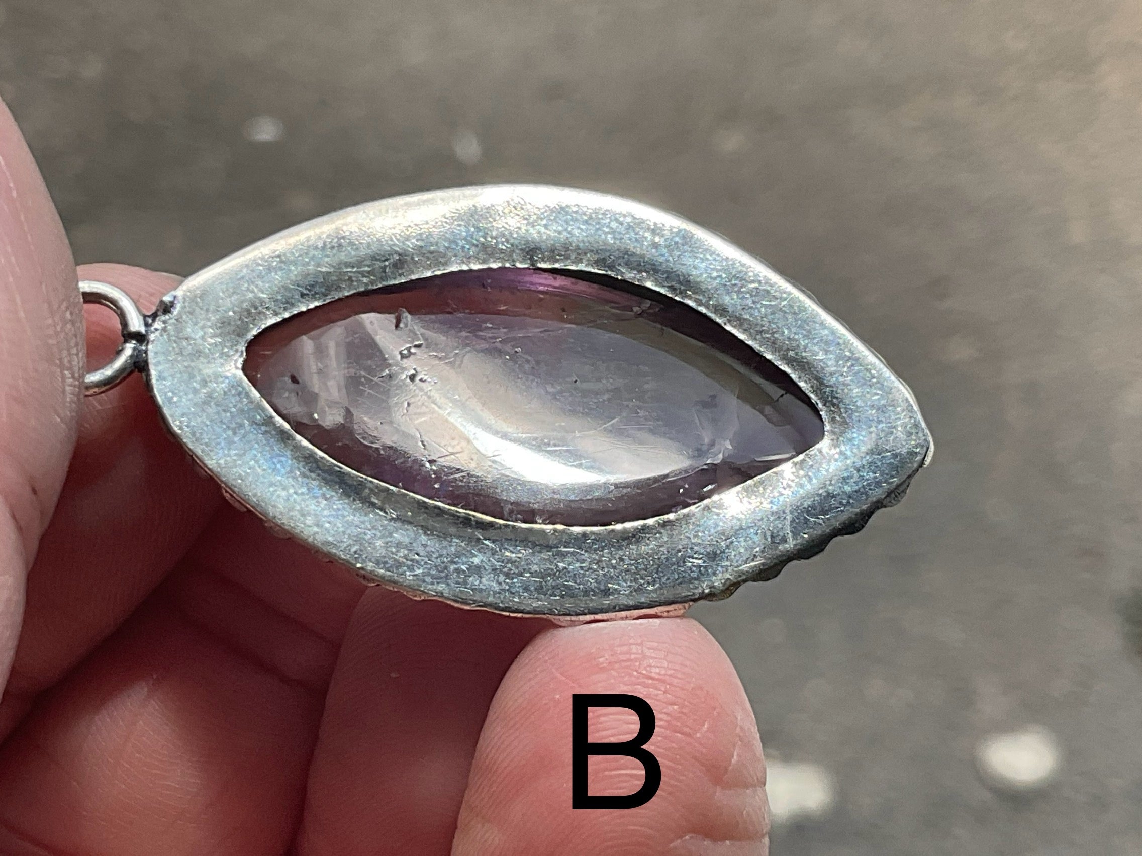 Antique Style Ametrine Pendant 5B