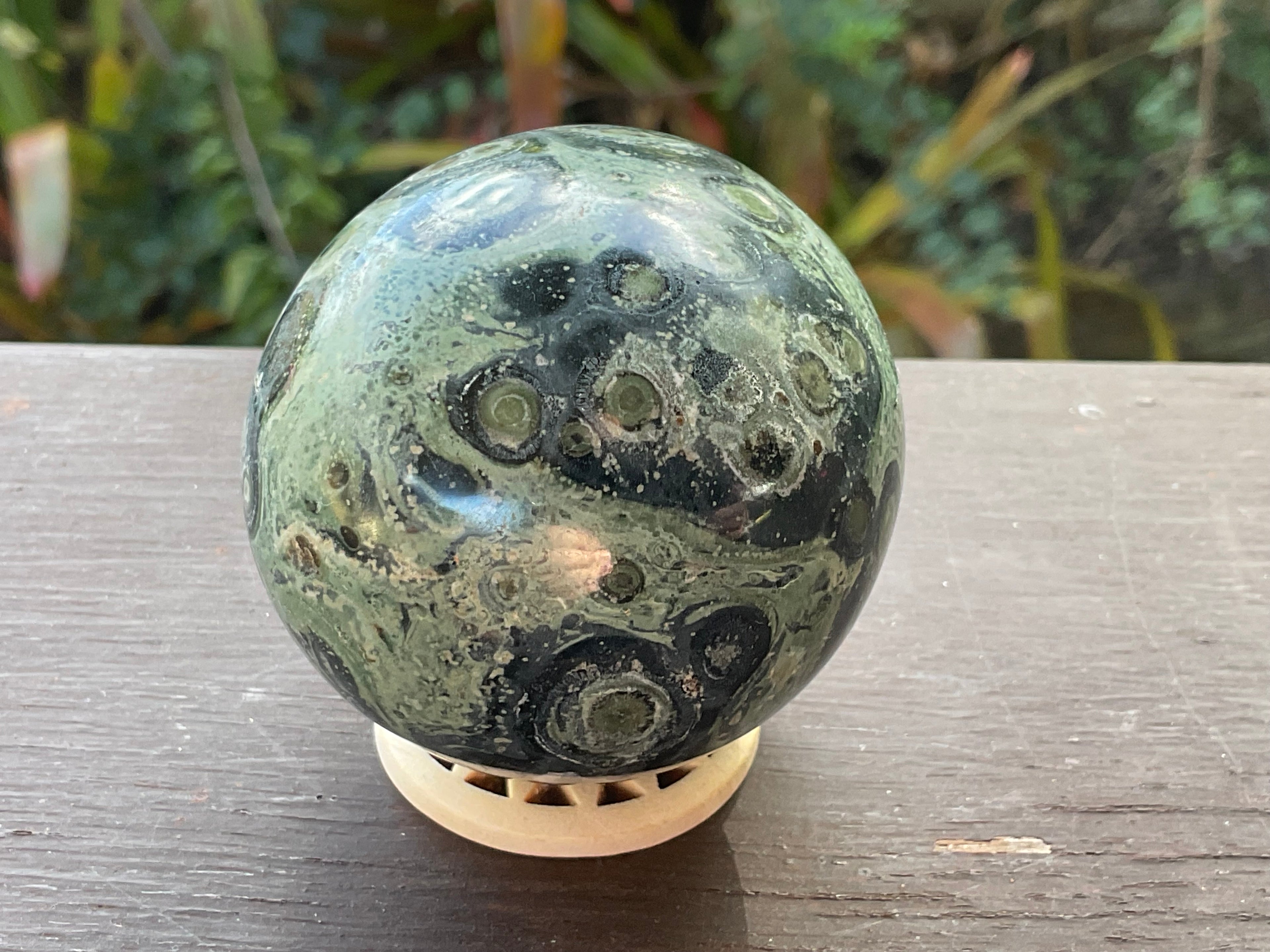 226g Kambaba Jasper Sphere 2A