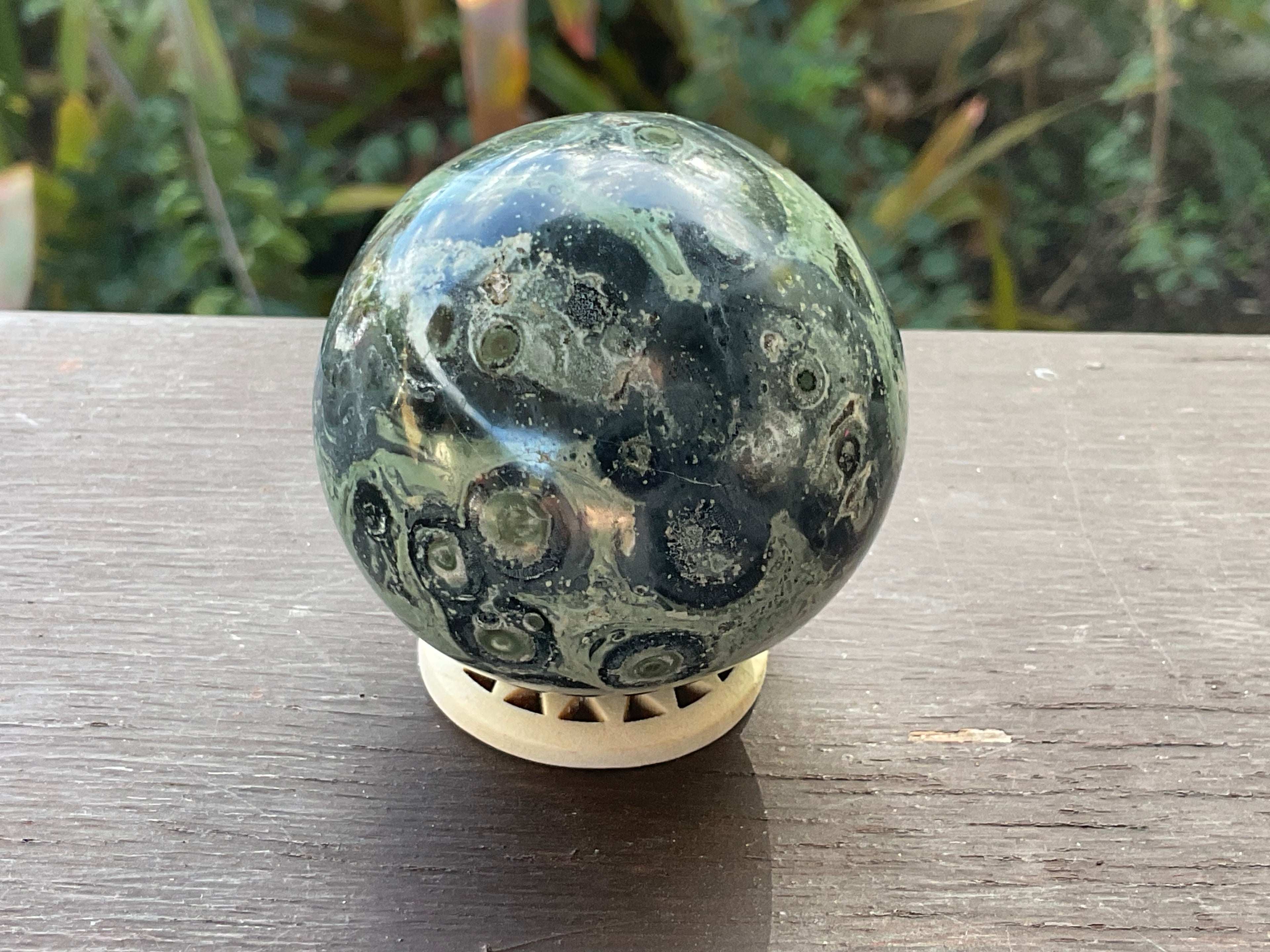 226g Kambaba Jasper Sphere 2A