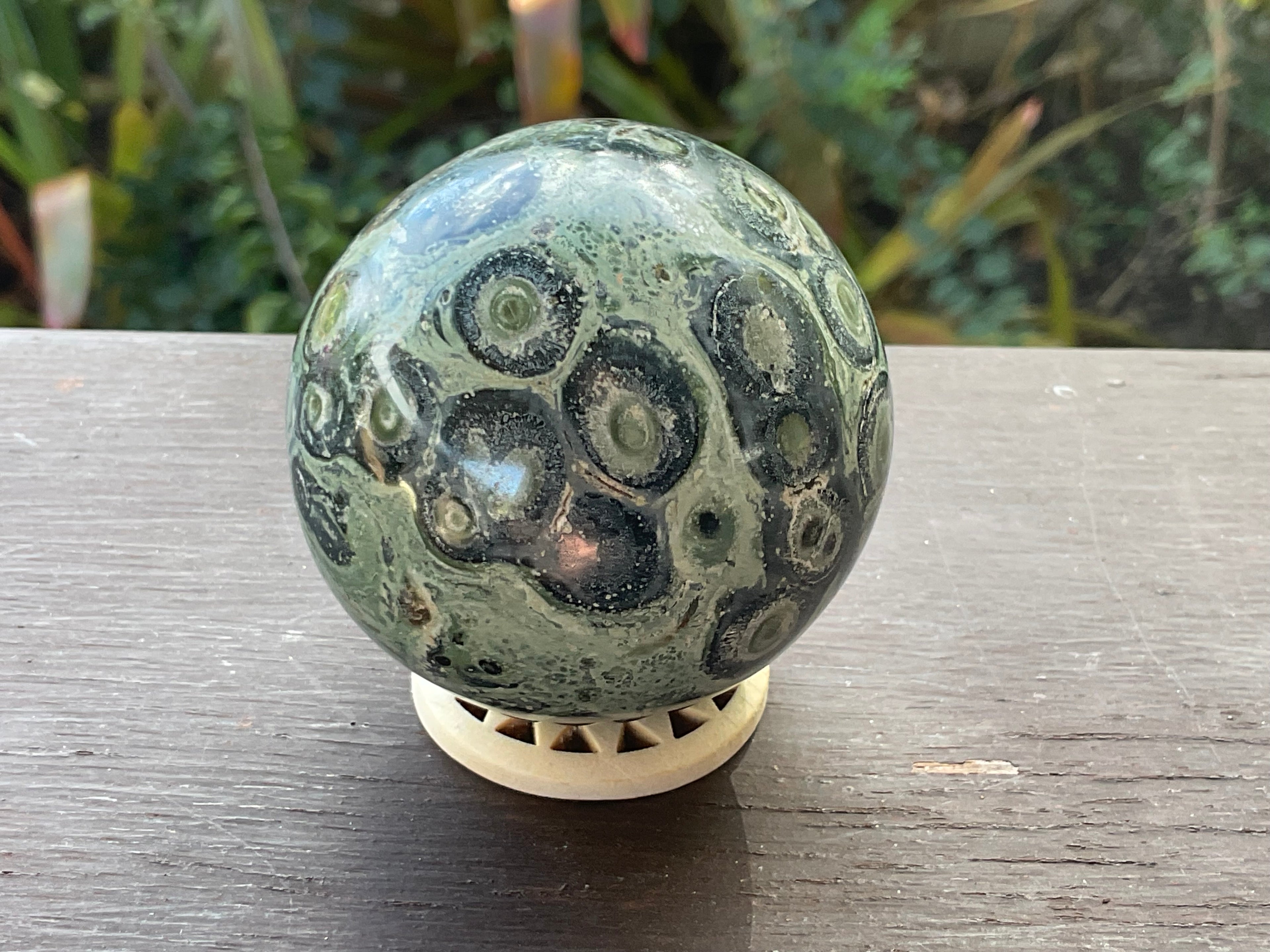 226g Kambaba Jasper Sphere 2A
