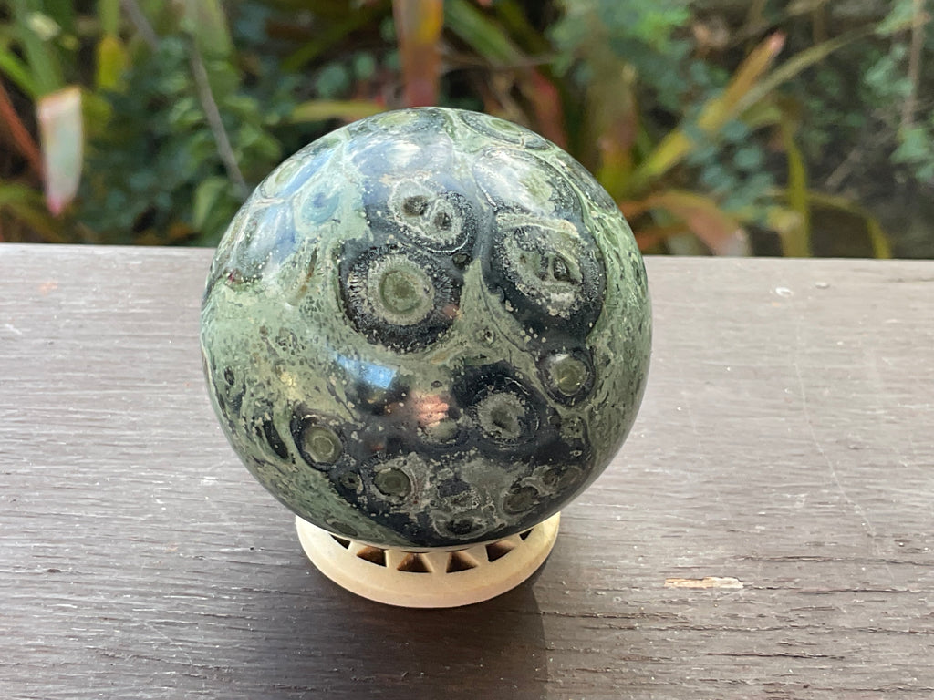226g Kambaba Jasper Sphere 2A