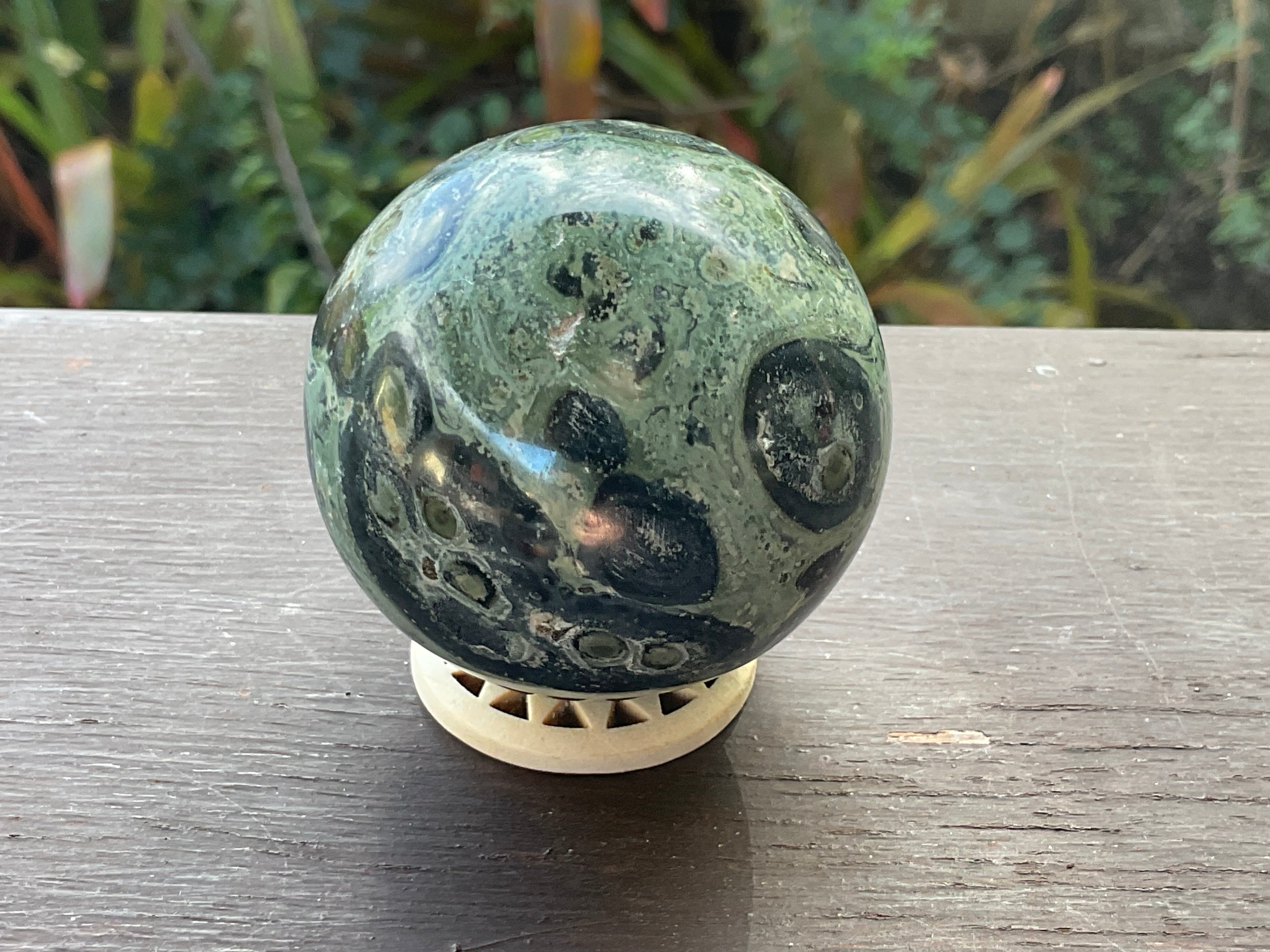 226g Kambaba Jasper Sphere 2A