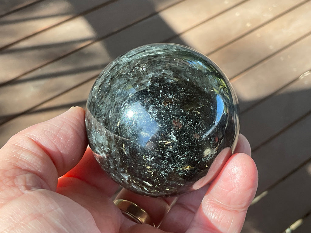 332g Astrophyllite Sphere