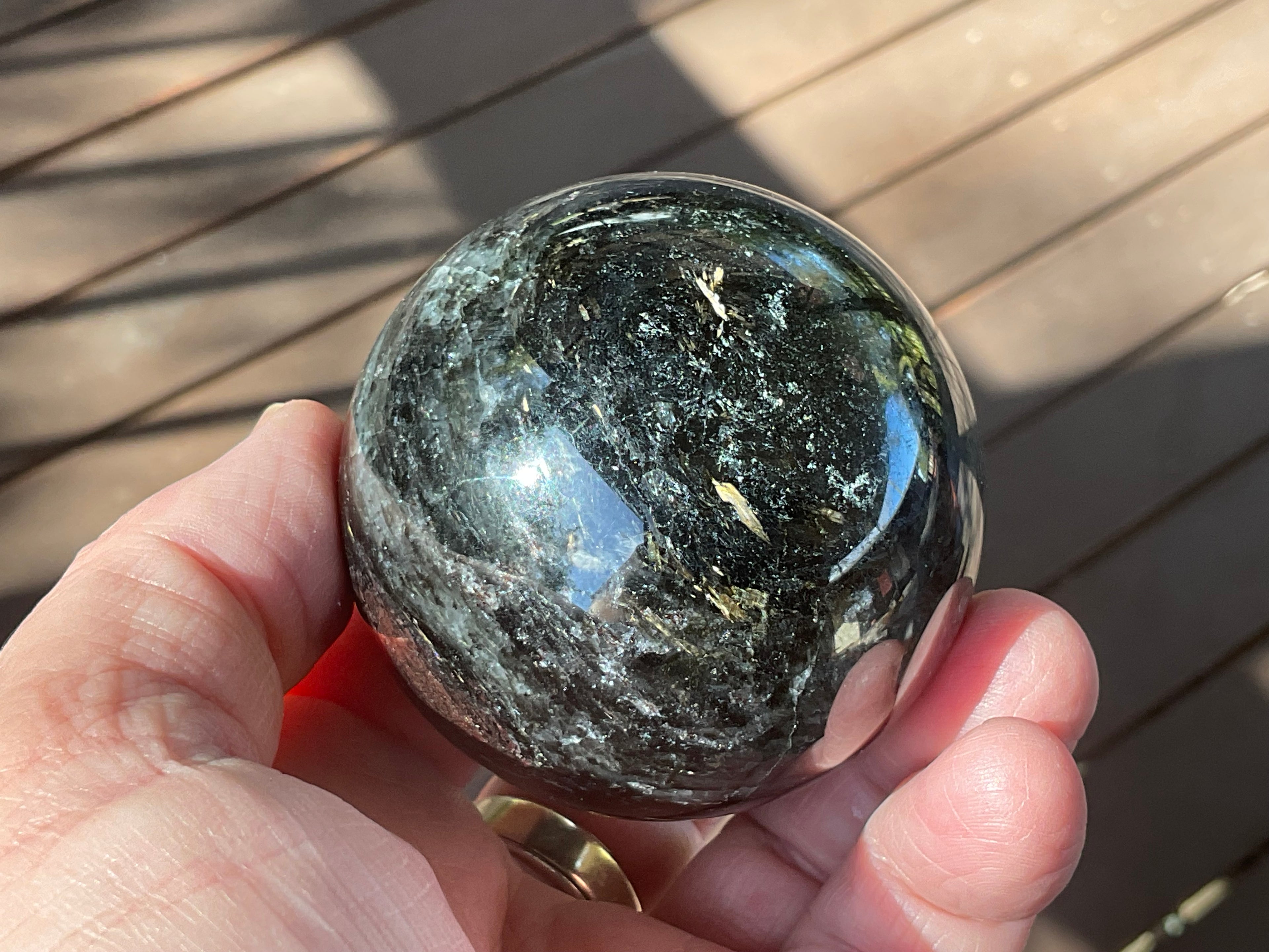 332g Astrophyllite Sphere