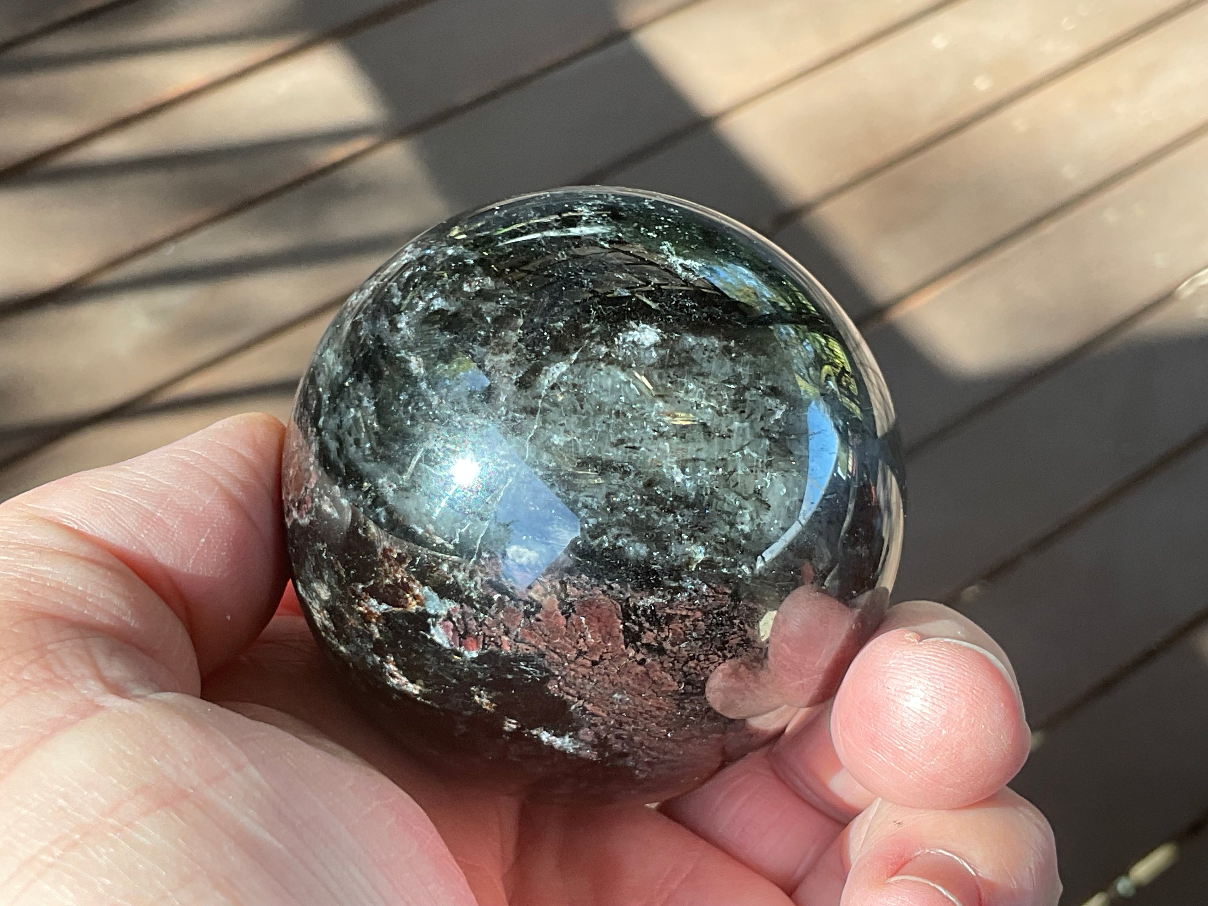 332g Astrophyllite Sphere