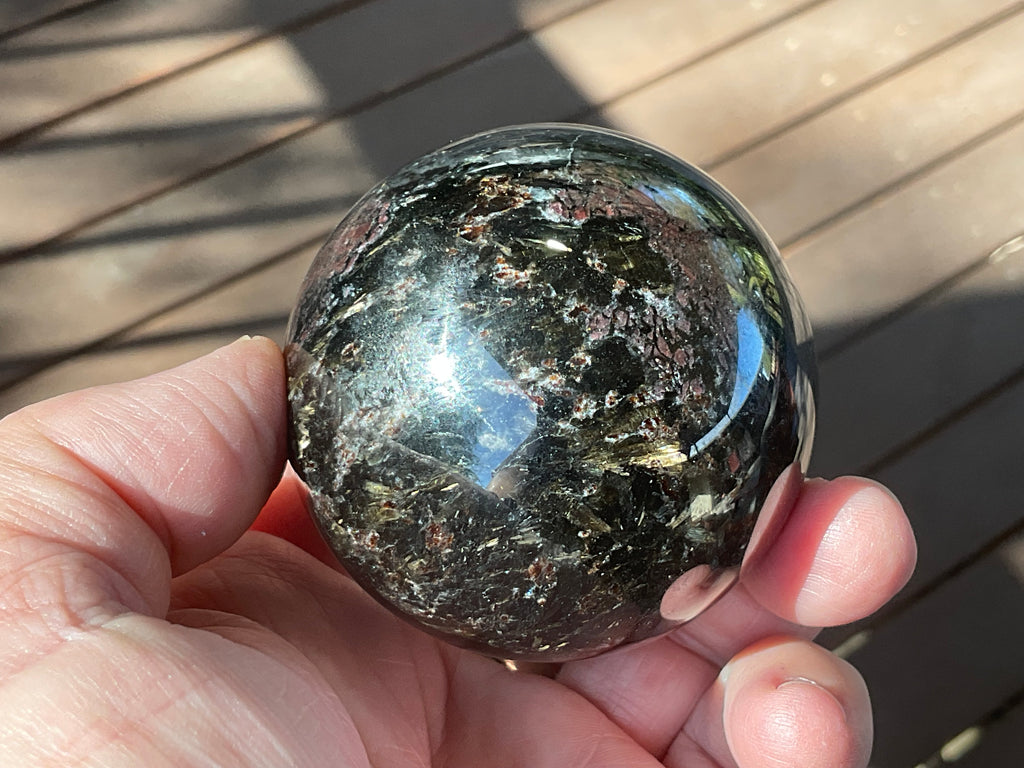 332g Astrophyllite Sphere
