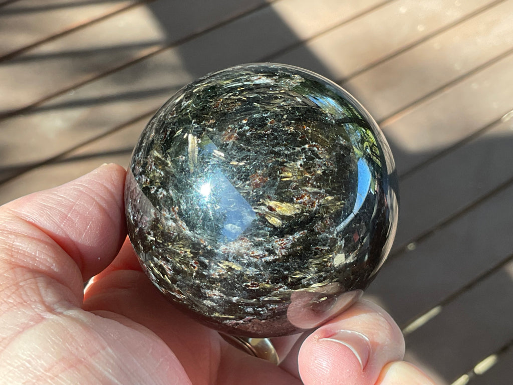 332g Astrophyllite Sphere