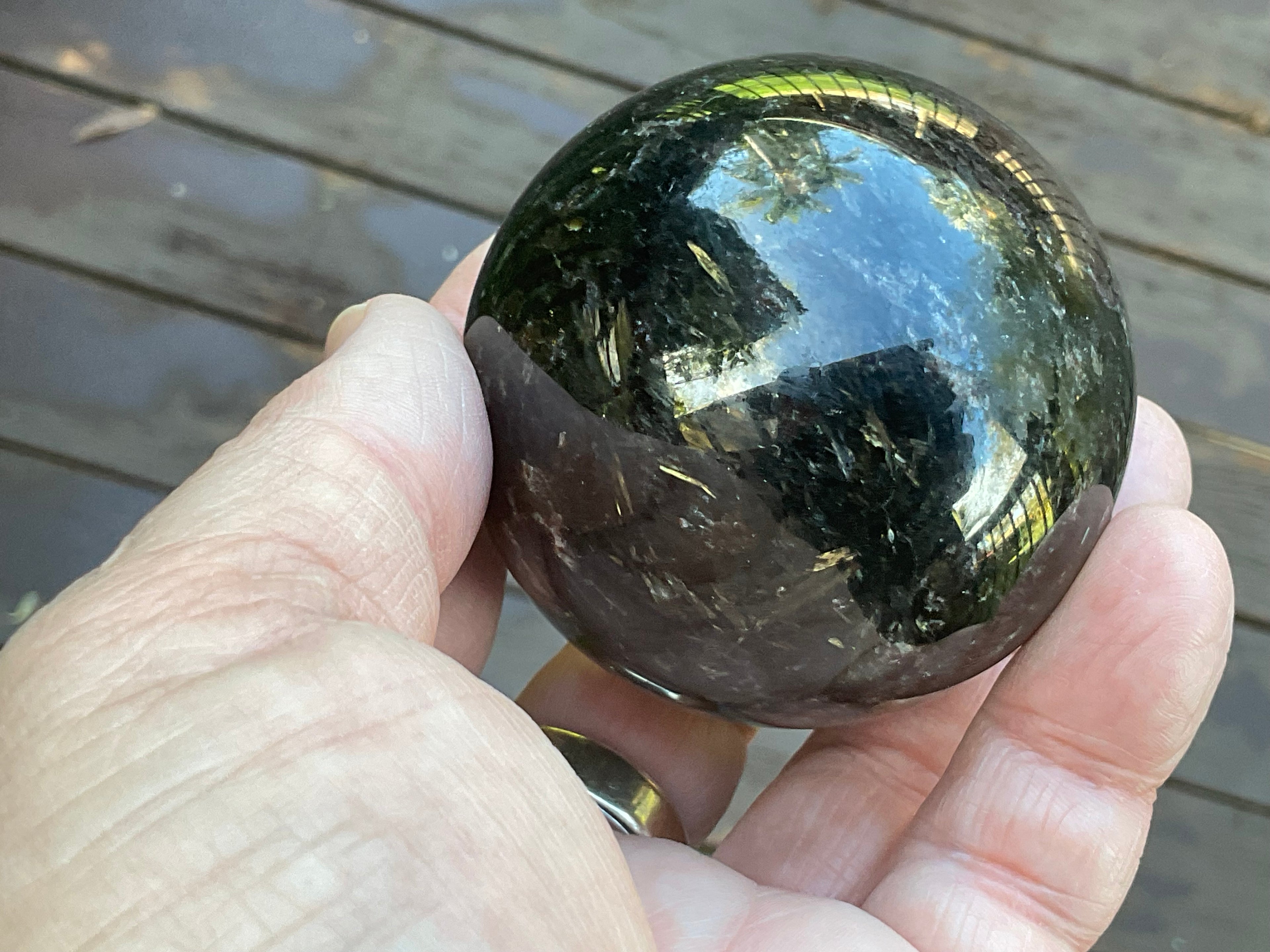 332g Astrophyllite Sphere