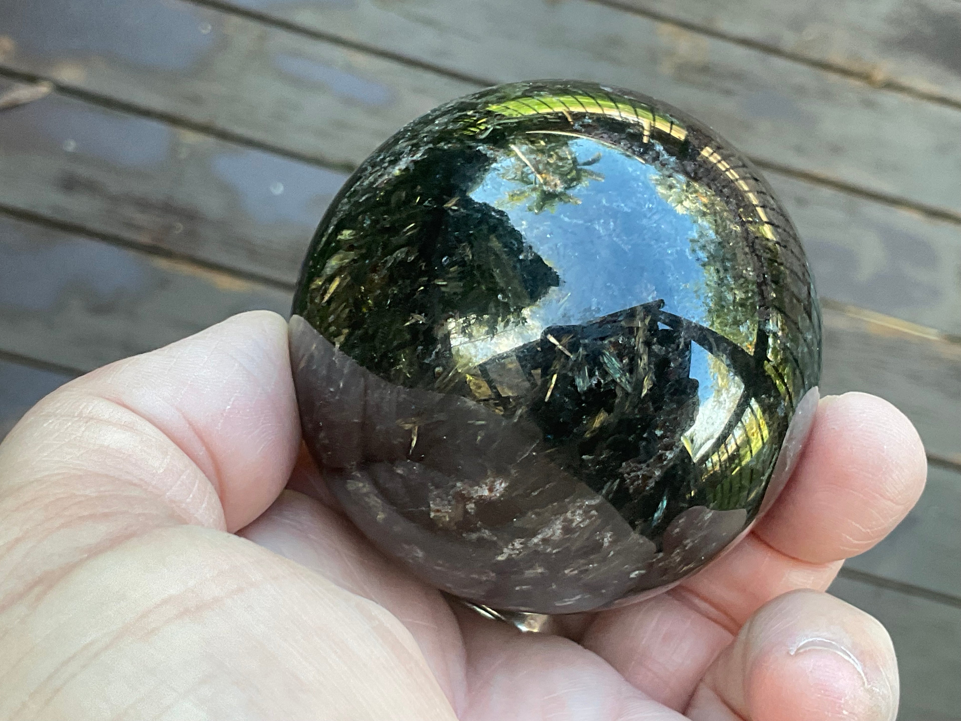 332g Astrophyllite Sphere