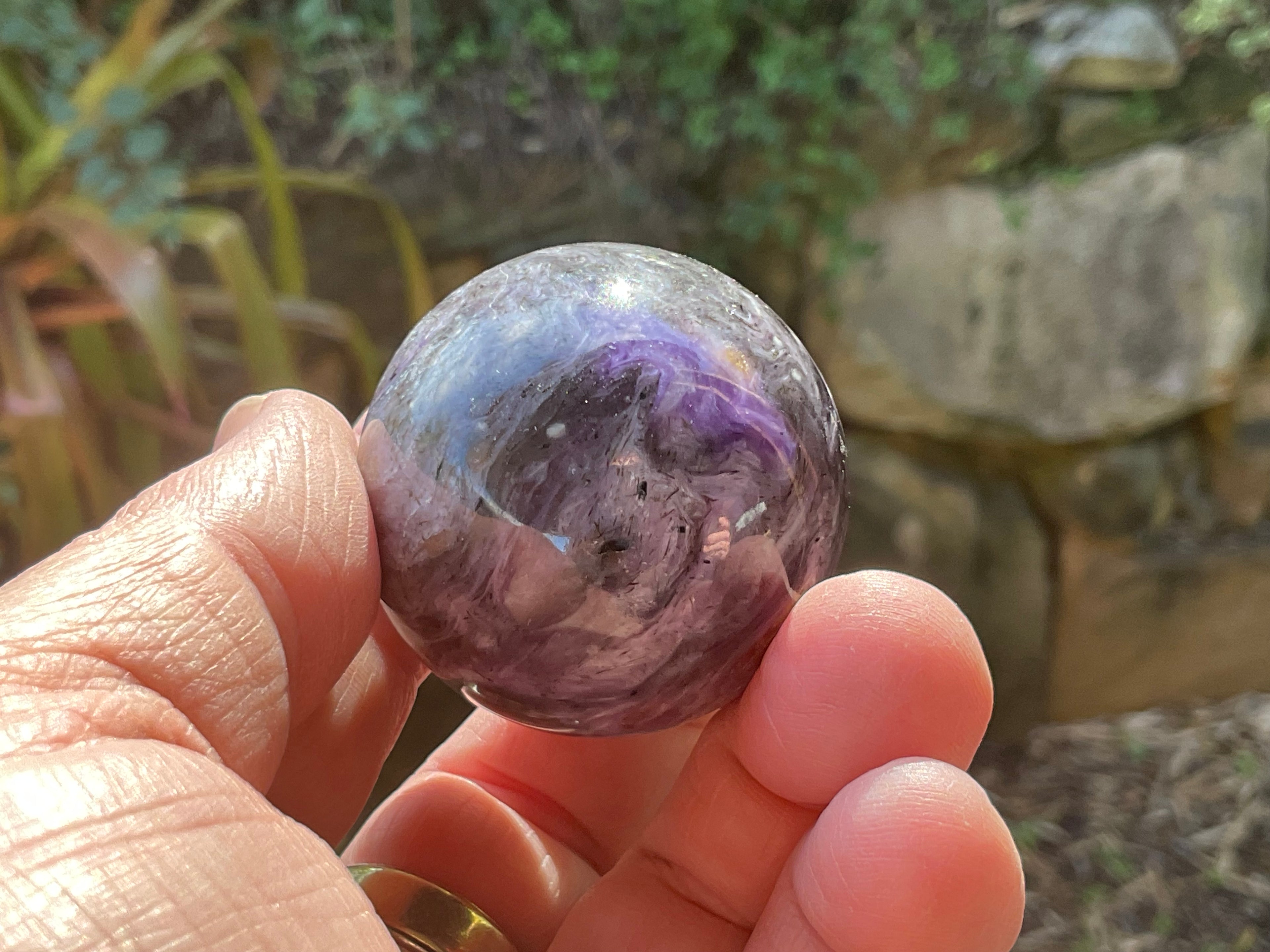 90g Charoite Sphere B