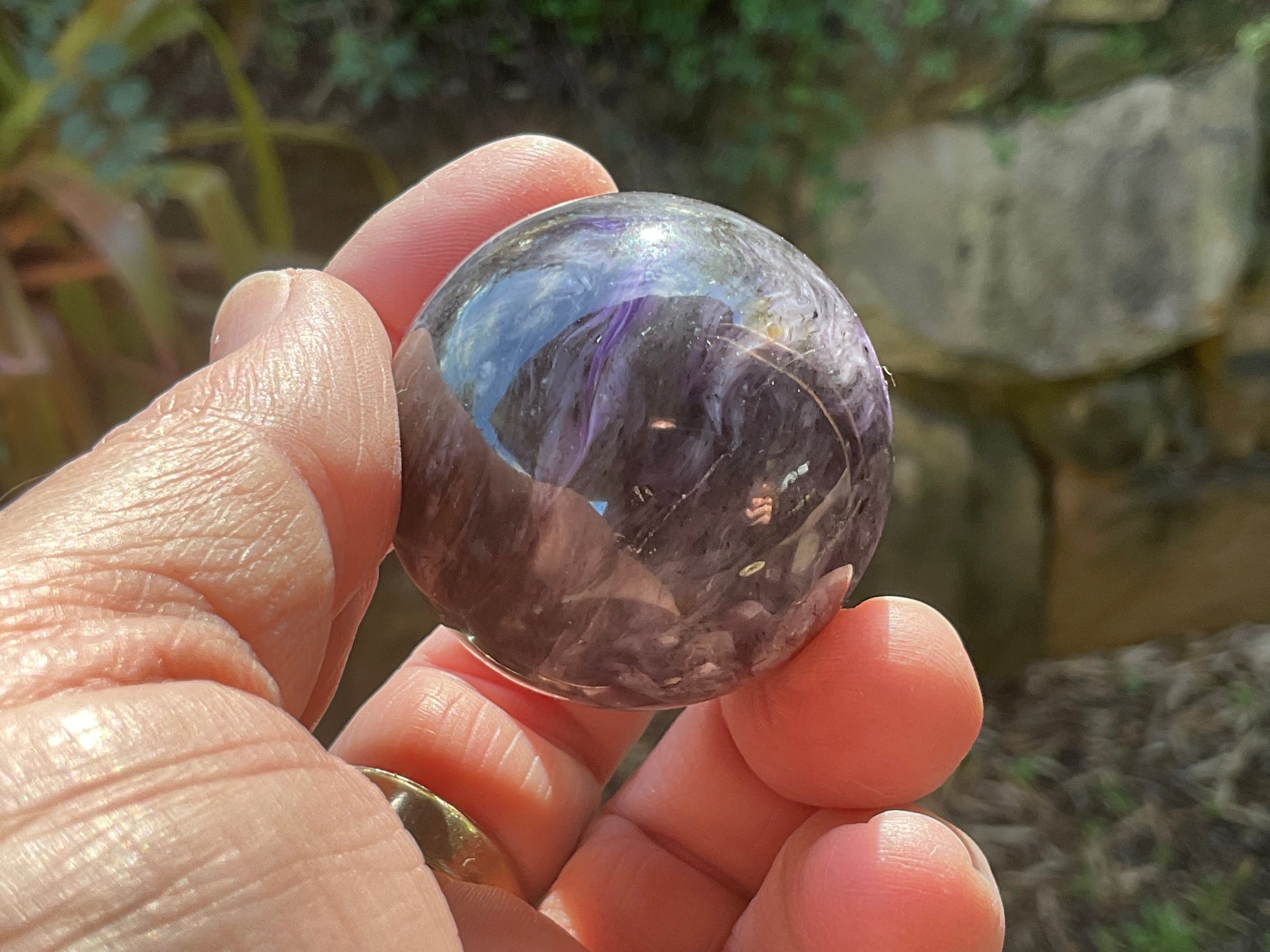 90g Charoite Sphere B
