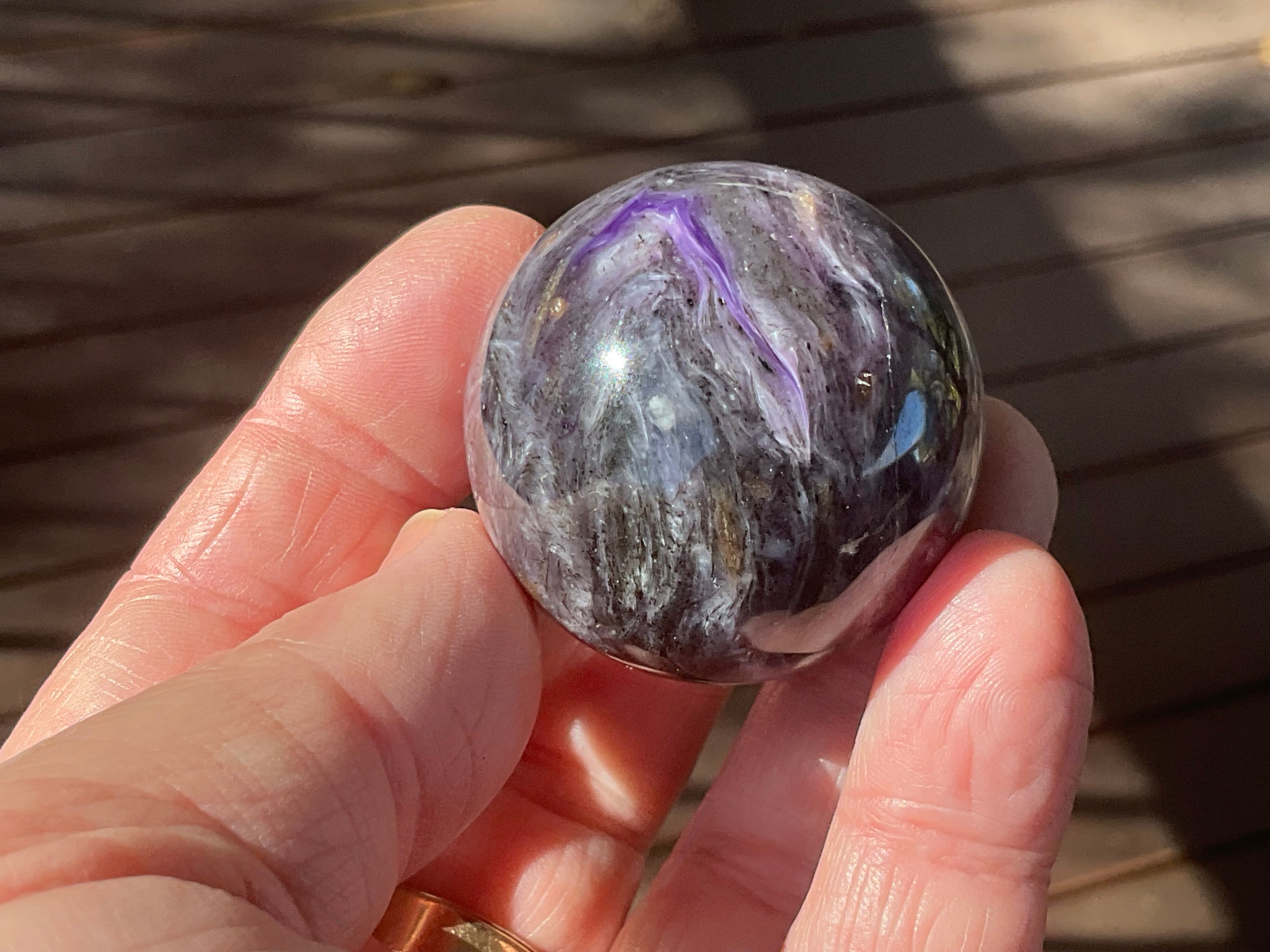 90g Charoite Sphere B