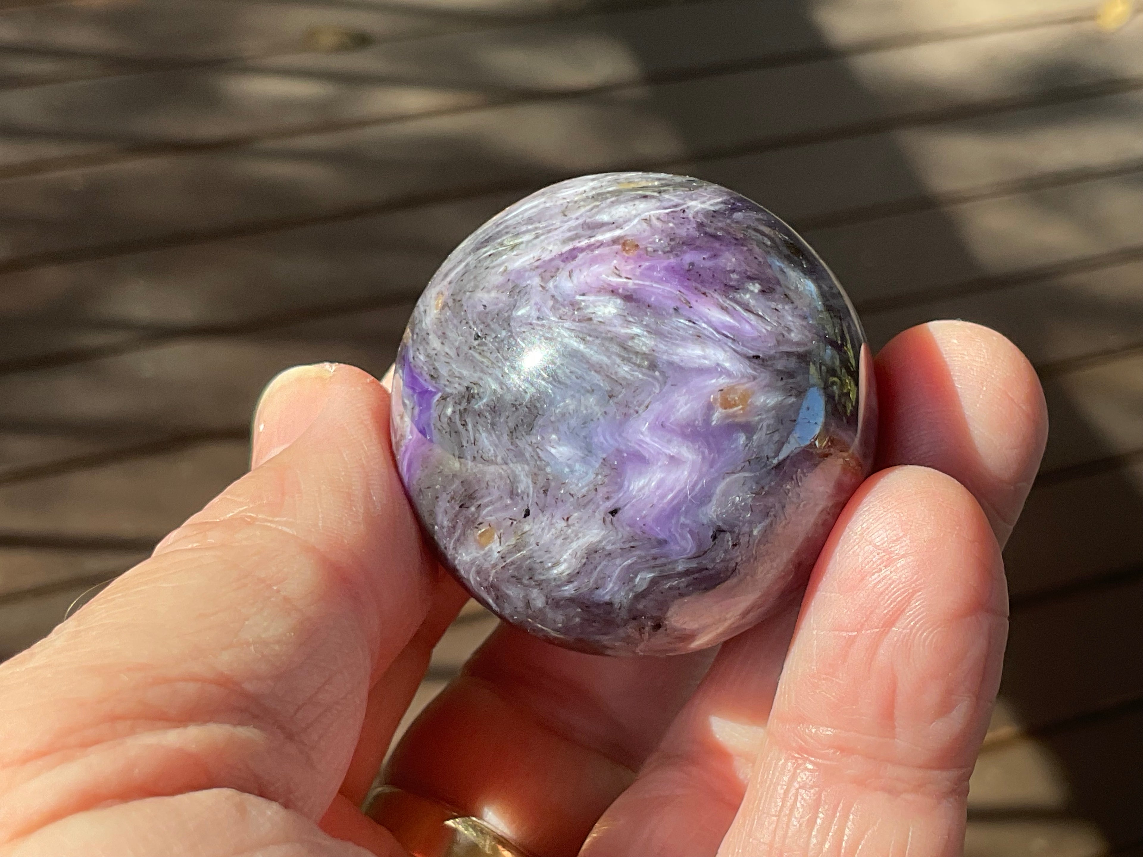 90g Charoite Sphere B