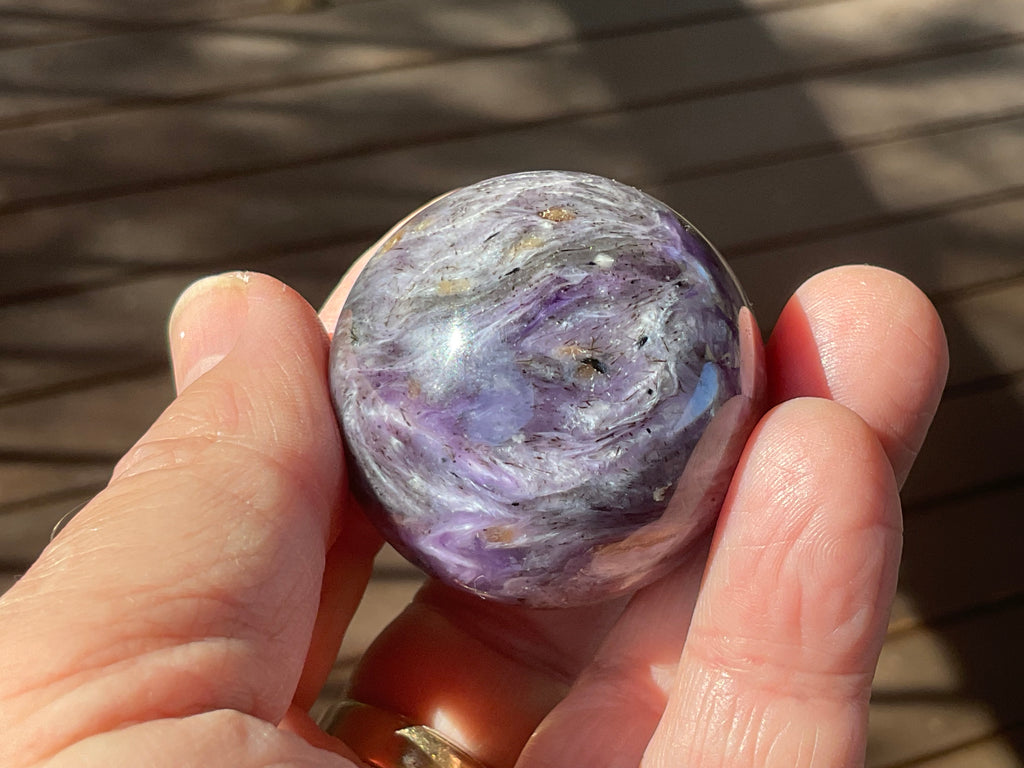 90g Charoite Sphere B