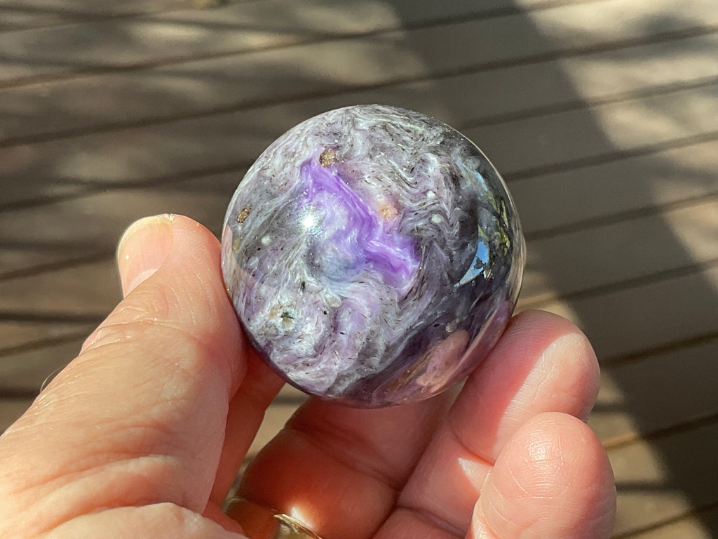 90g Charoite Sphere B