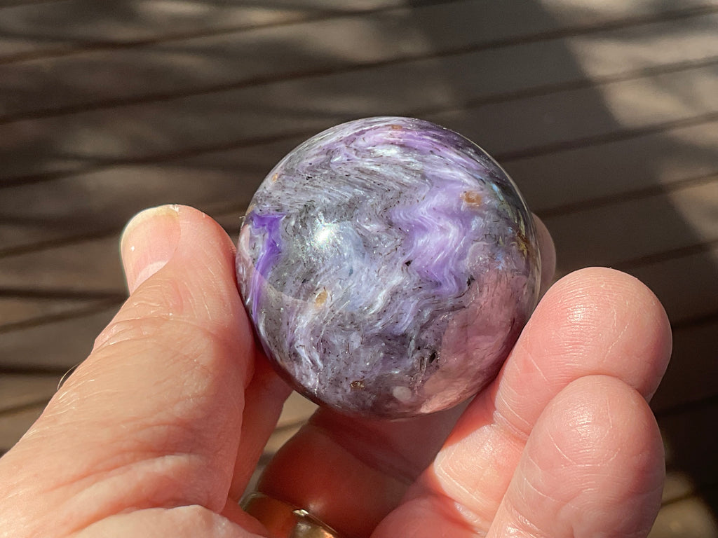 90g Charoite Sphere B