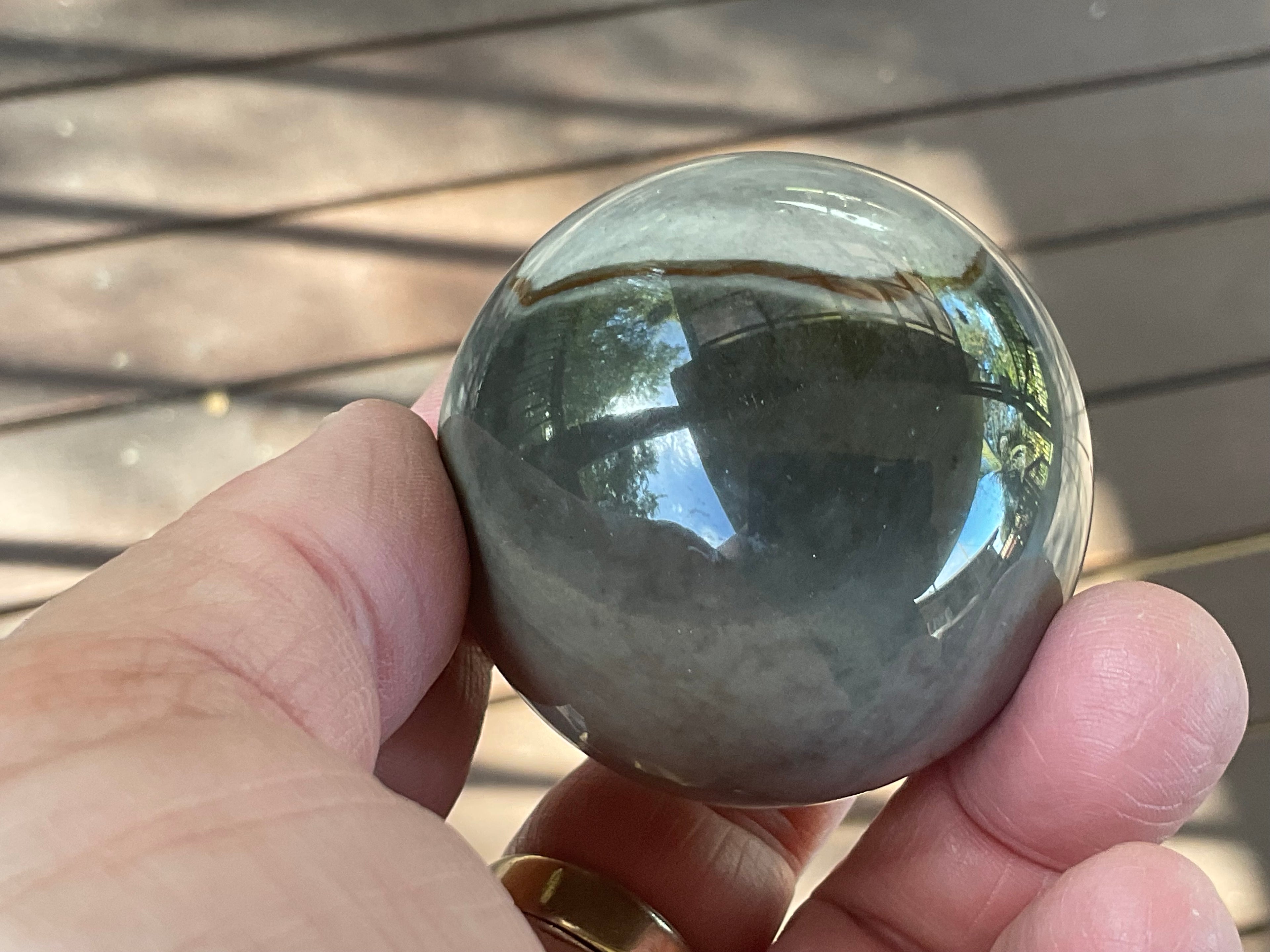 183g Polychrome Jasper Sphere 1B