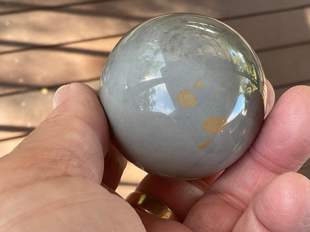 183g Polychrome Jasper Sphere 1B