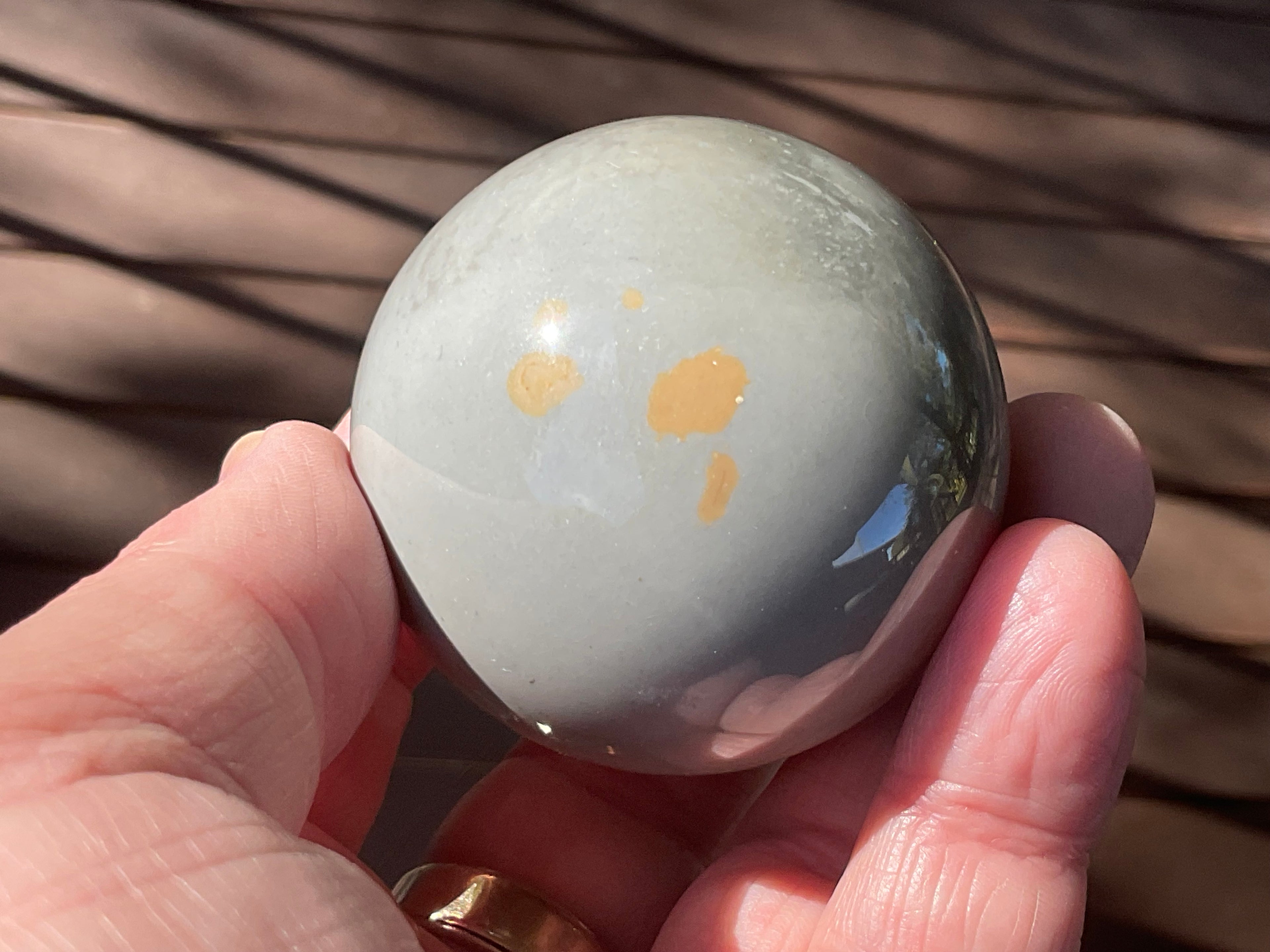 183g Polychrome Jasper Sphere 1B