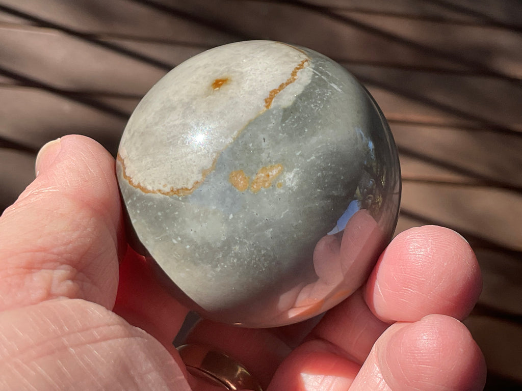 183g Polychrome Jasper Sphere 1B