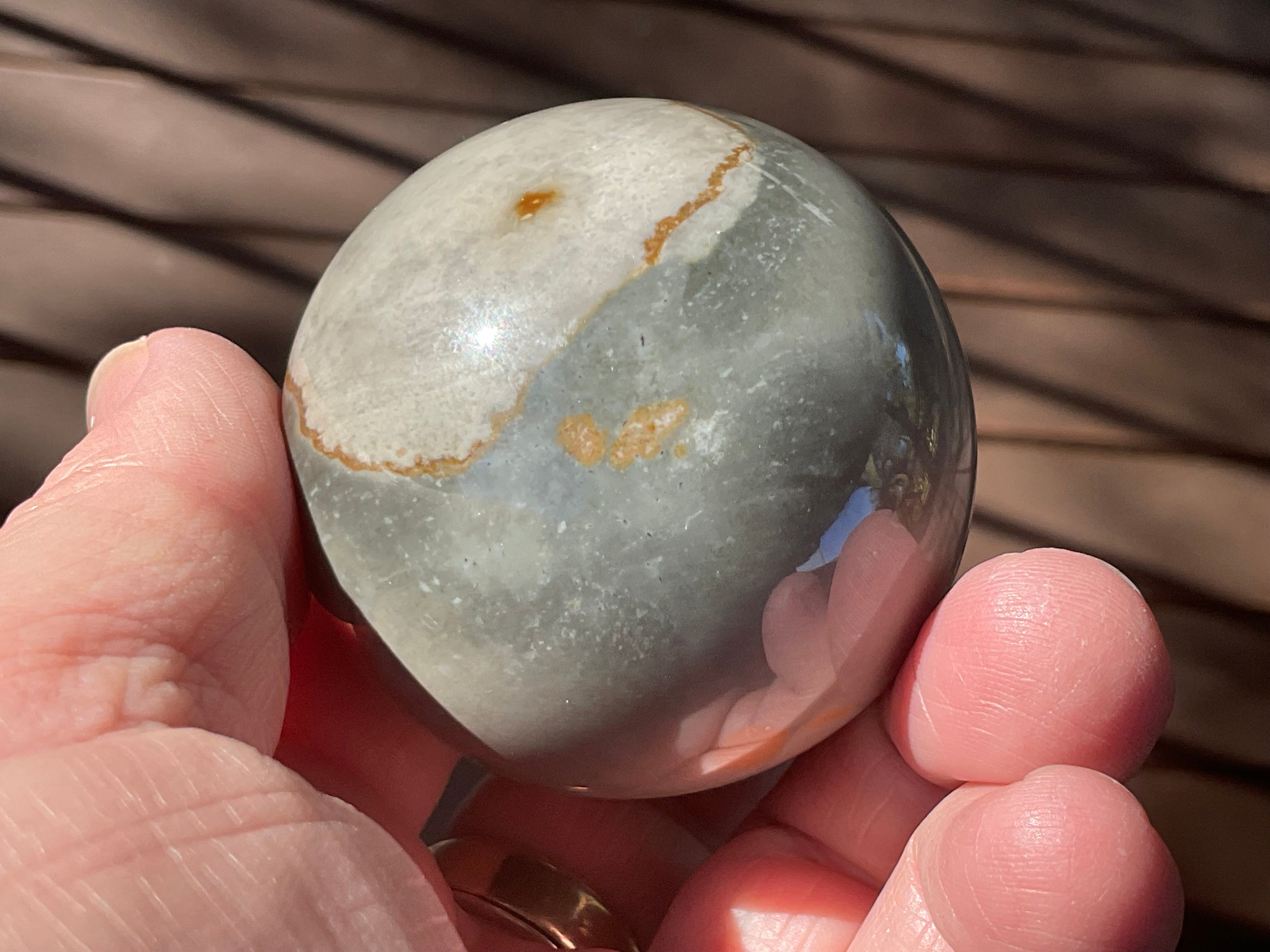 183g Polychrome Jasper Sphere 1B