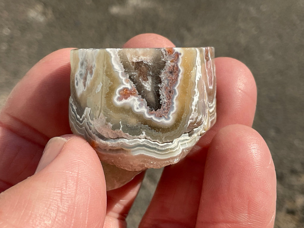42g Mexican Crazy Lace Agate Freeform 15C