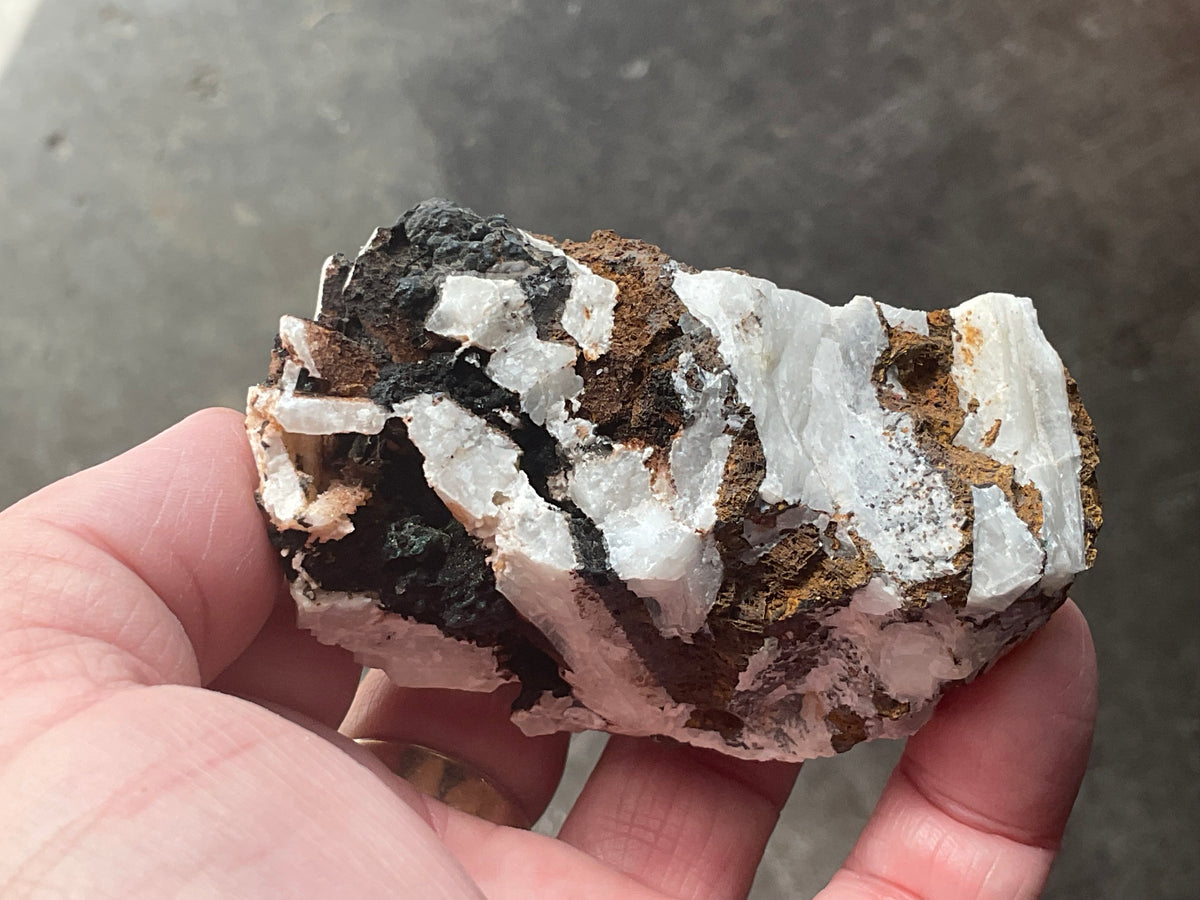 224g Goethite on Baryte from Linkes Load, South Australia