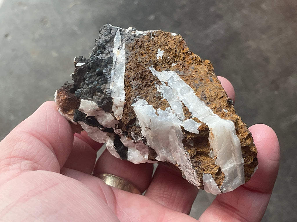 224g Goethite on Baryte from Linkes Load, South Australia
