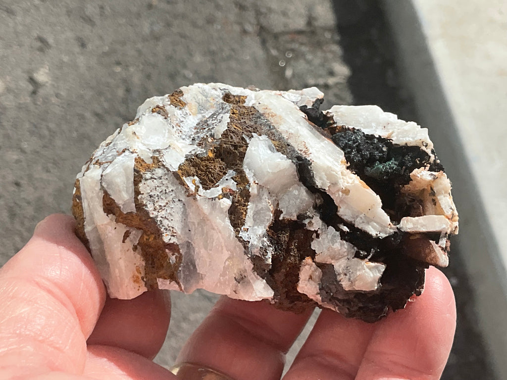 224g Goethite on Baryte from Linkes Load, South Australia
