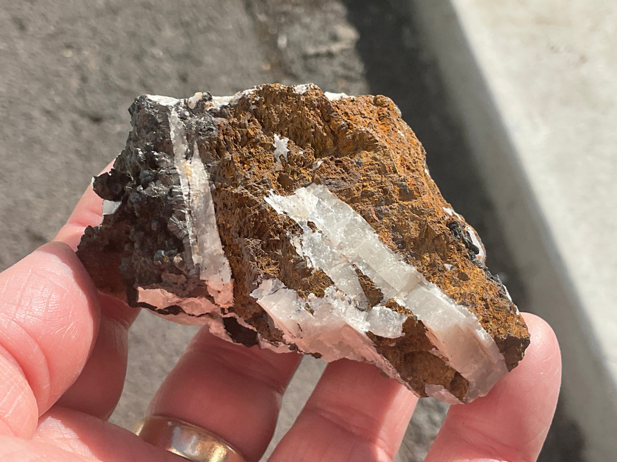 224g Goethite on Baryte from Linkes Load, South Australia