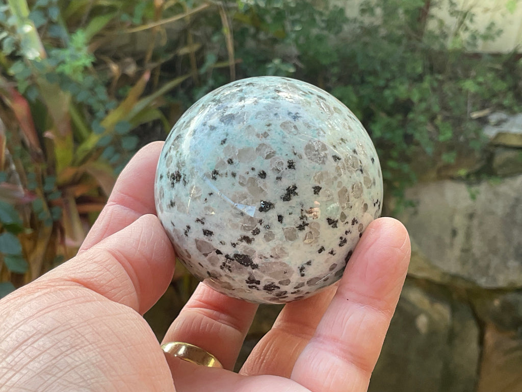 359g “Kiwi Jasper” Sphere 1A