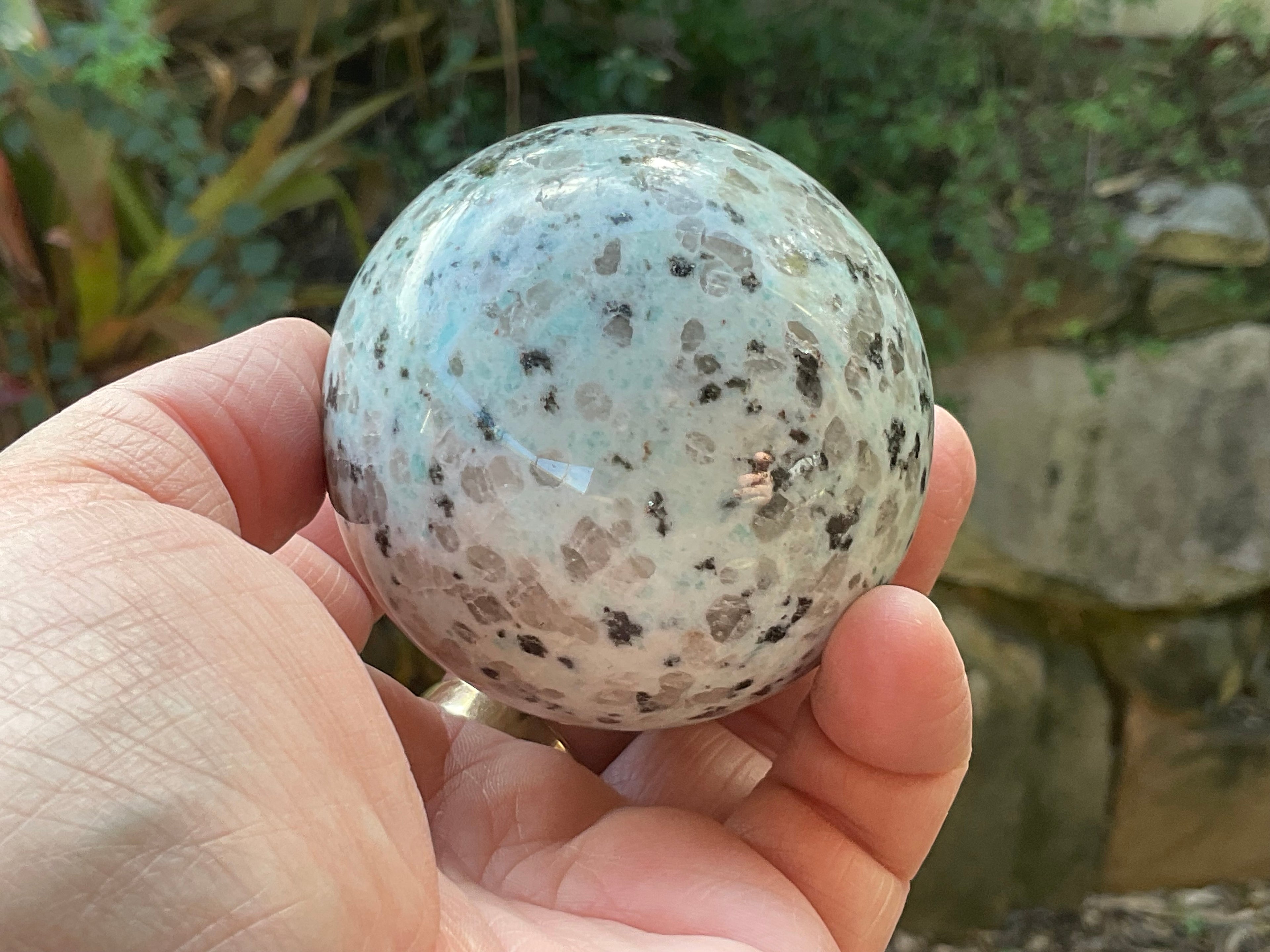 359g “Kiwi Jasper” Sphere 1A