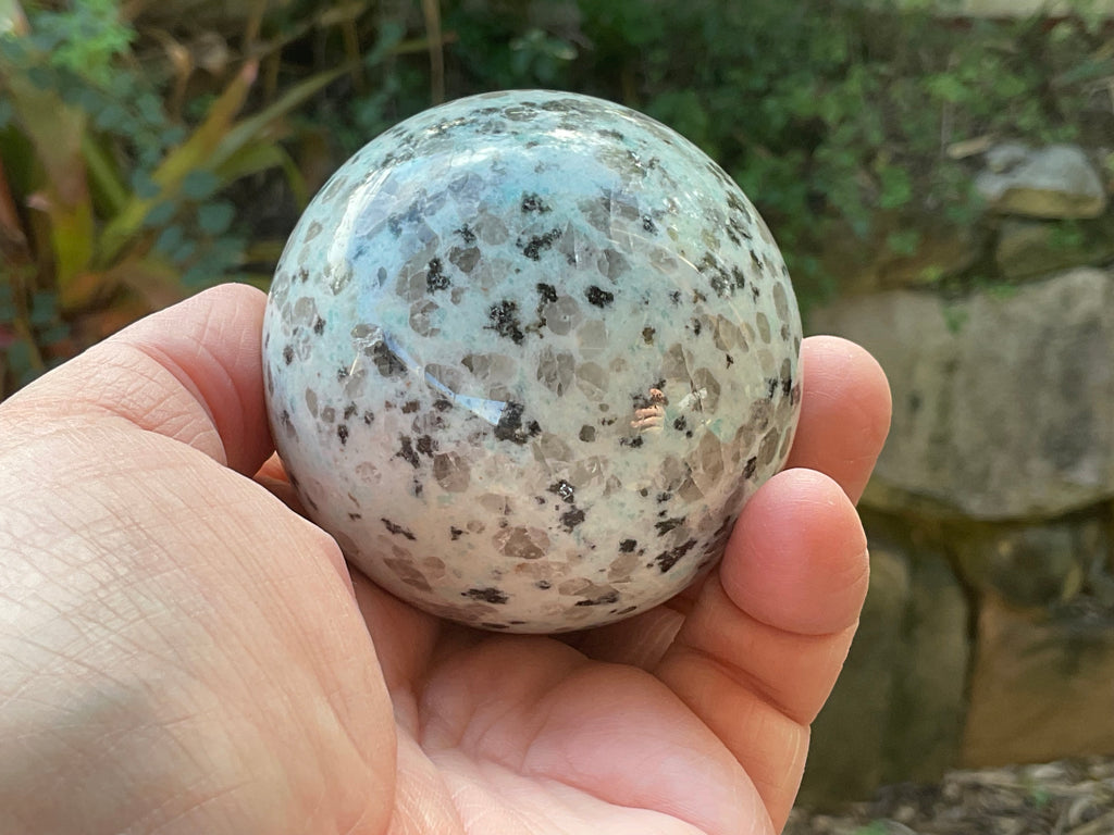 359g “Kiwi Jasper” Sphere 1A