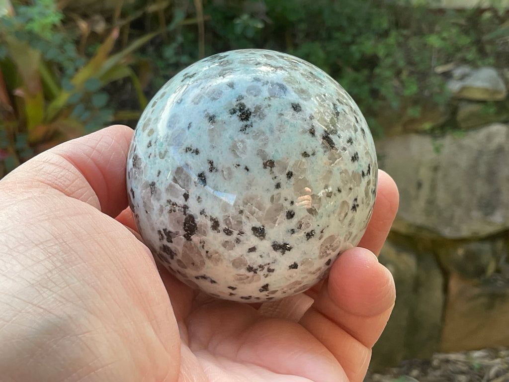 359g “Kiwi Jasper” Sphere 1A