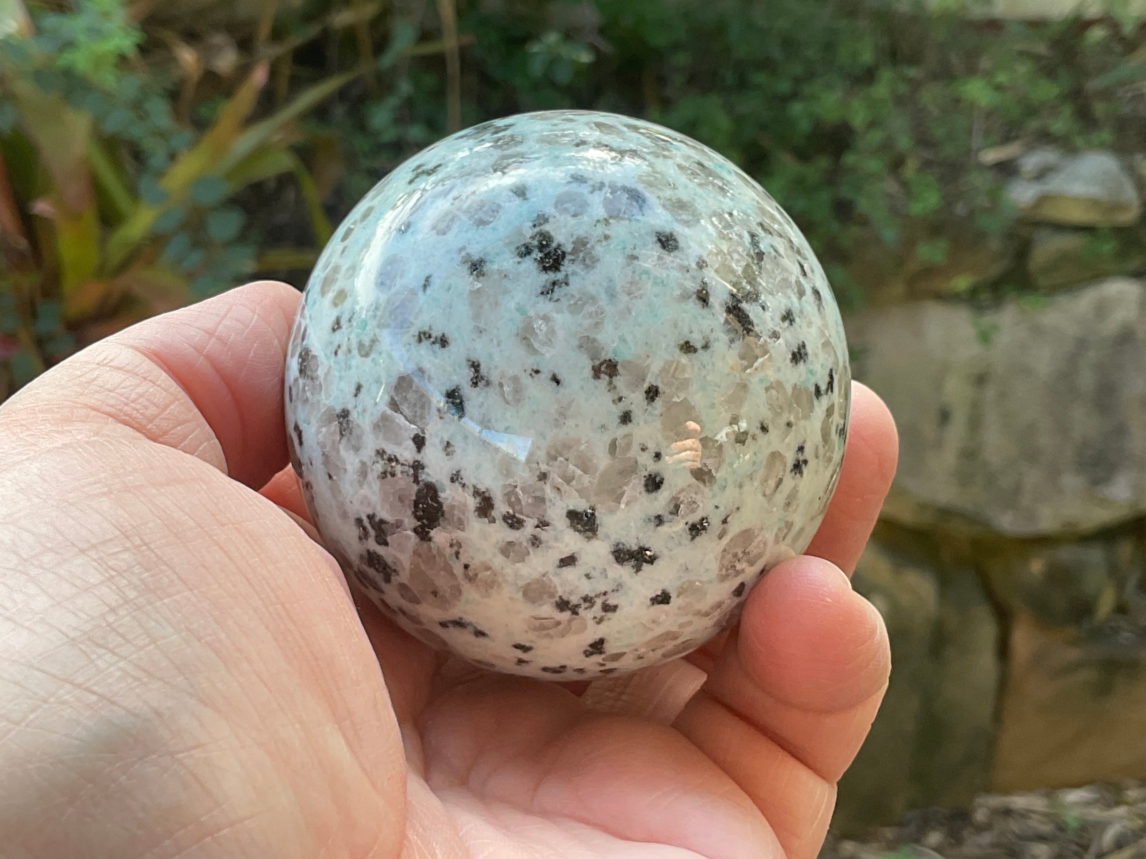 359g “Kiwi Jasper” Sphere 1A