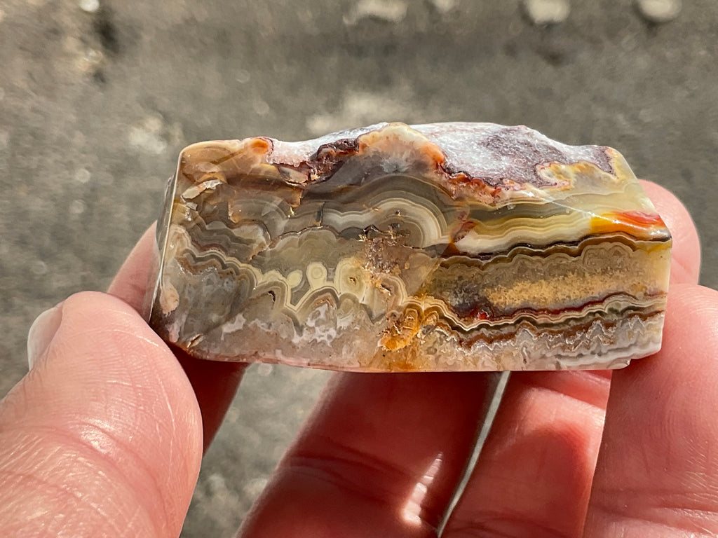 76g Mexican Crazy Lace Agate Freeform 19C