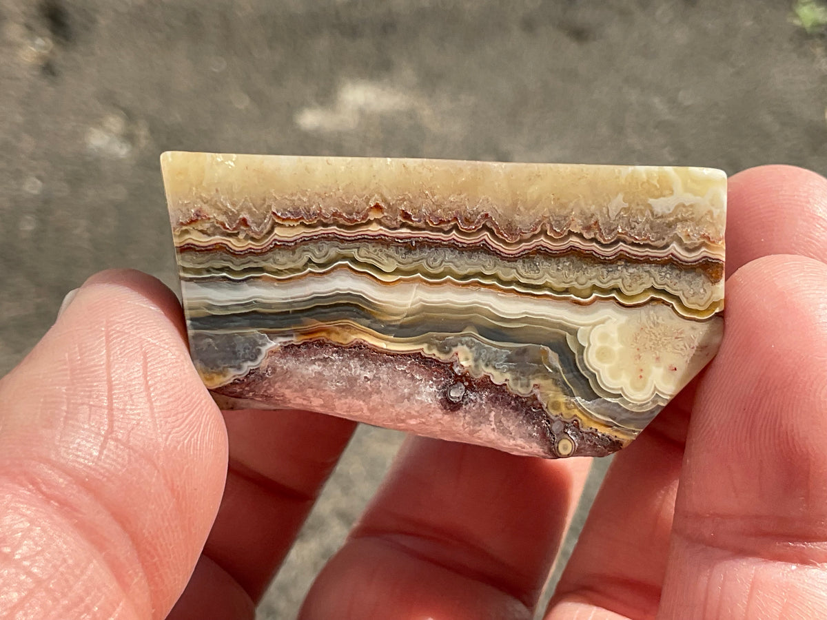 76g Mexican Crazy Lace Agate Freeform 19C