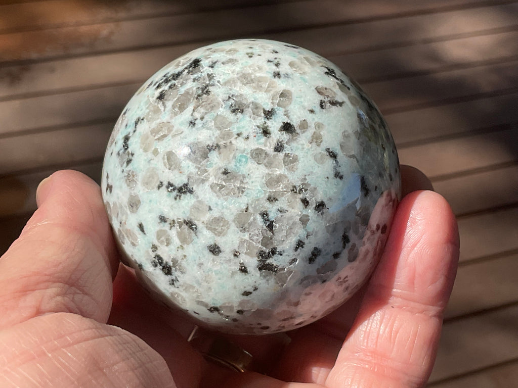 359g “Kiwi Jasper” Sphere 1A