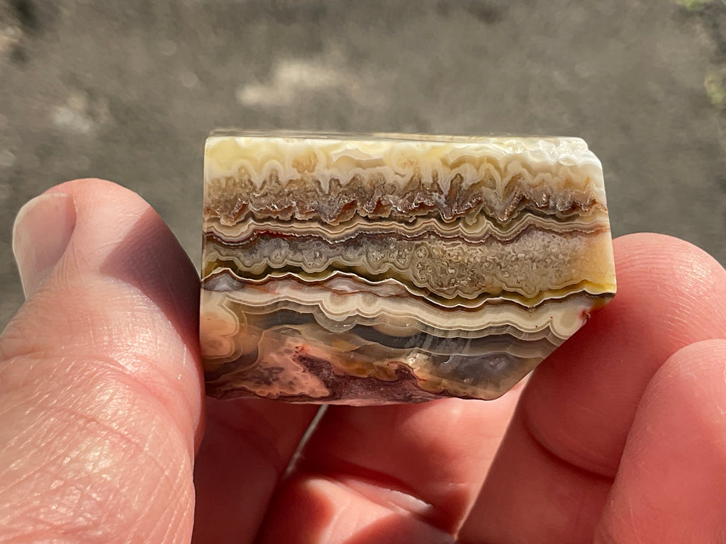 76g Mexican Crazy Lace Agate Freeform 19C
