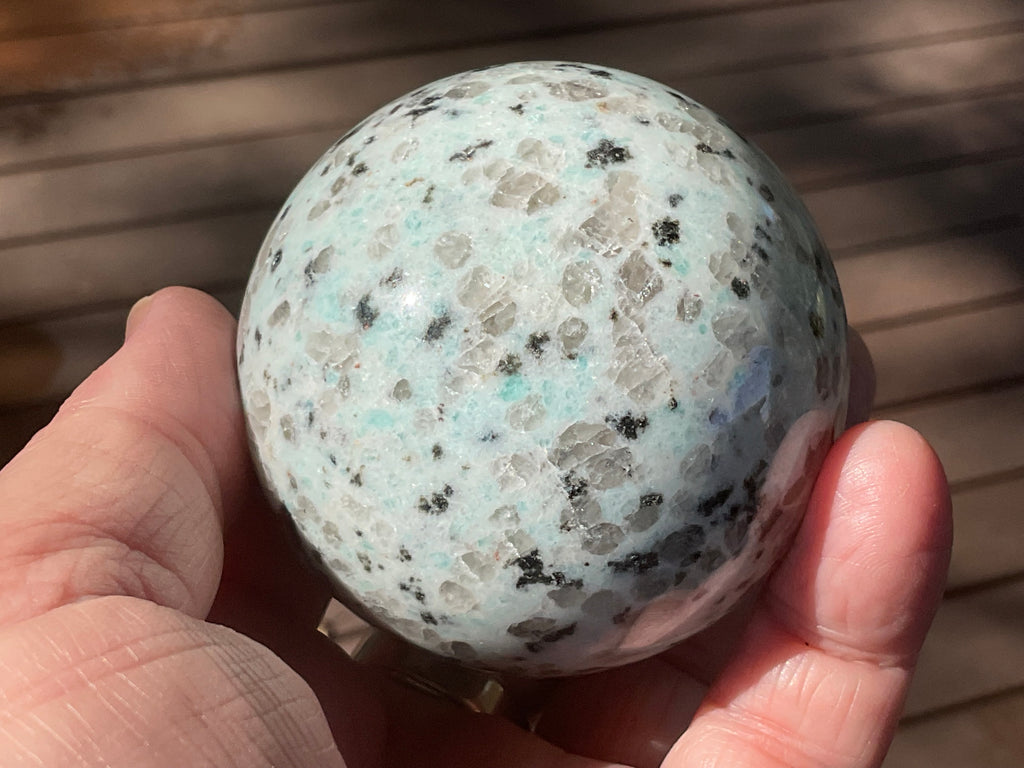 359g “Kiwi Jasper” Sphere 1A