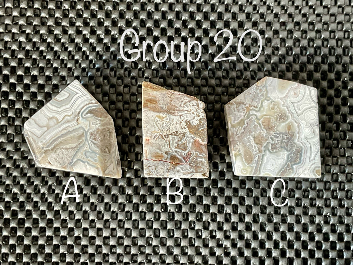 100g Mexican Crazy Lace Agate Freeform 20B