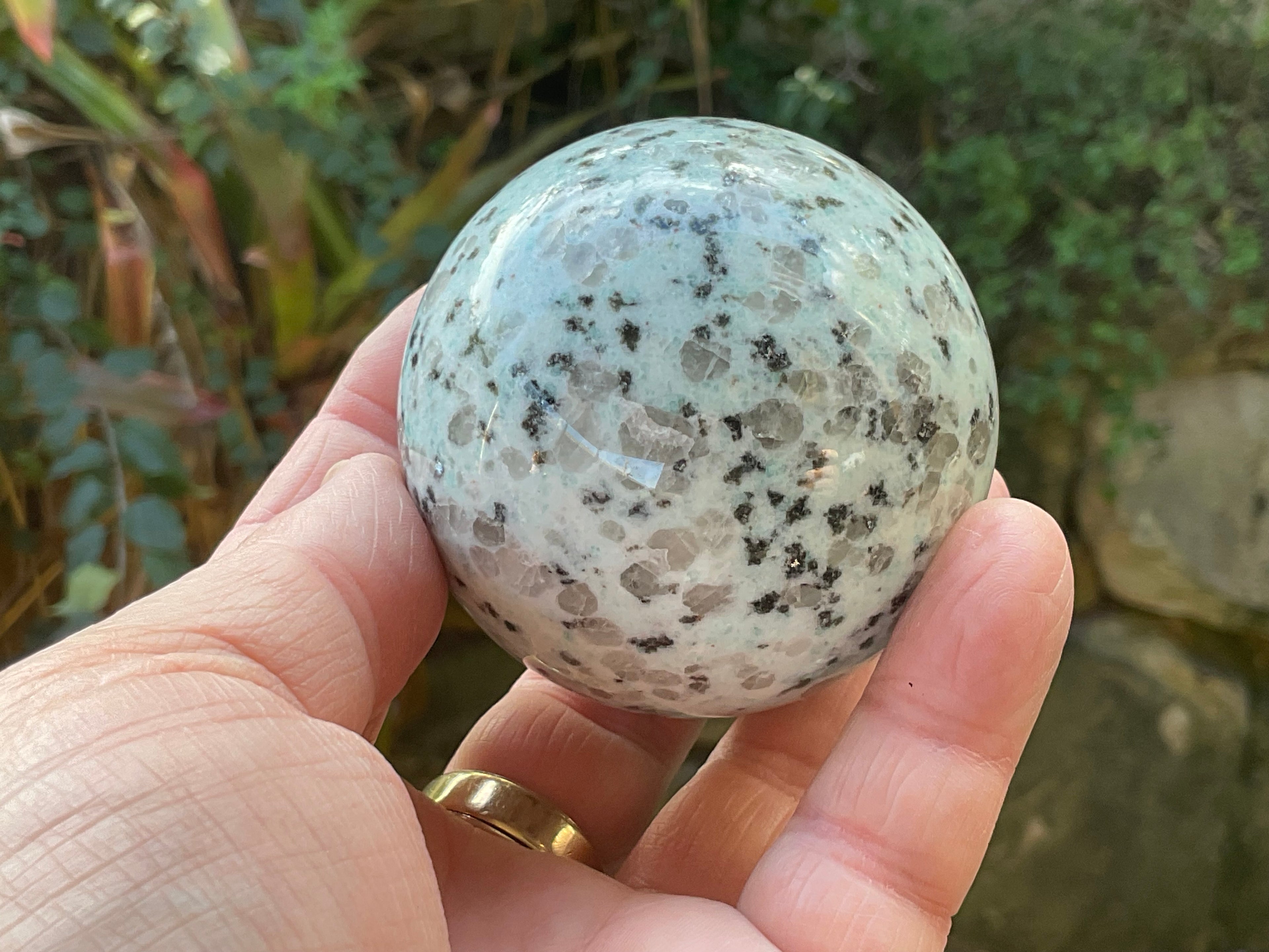331g “Kiwi Jasper” Sphere 1C