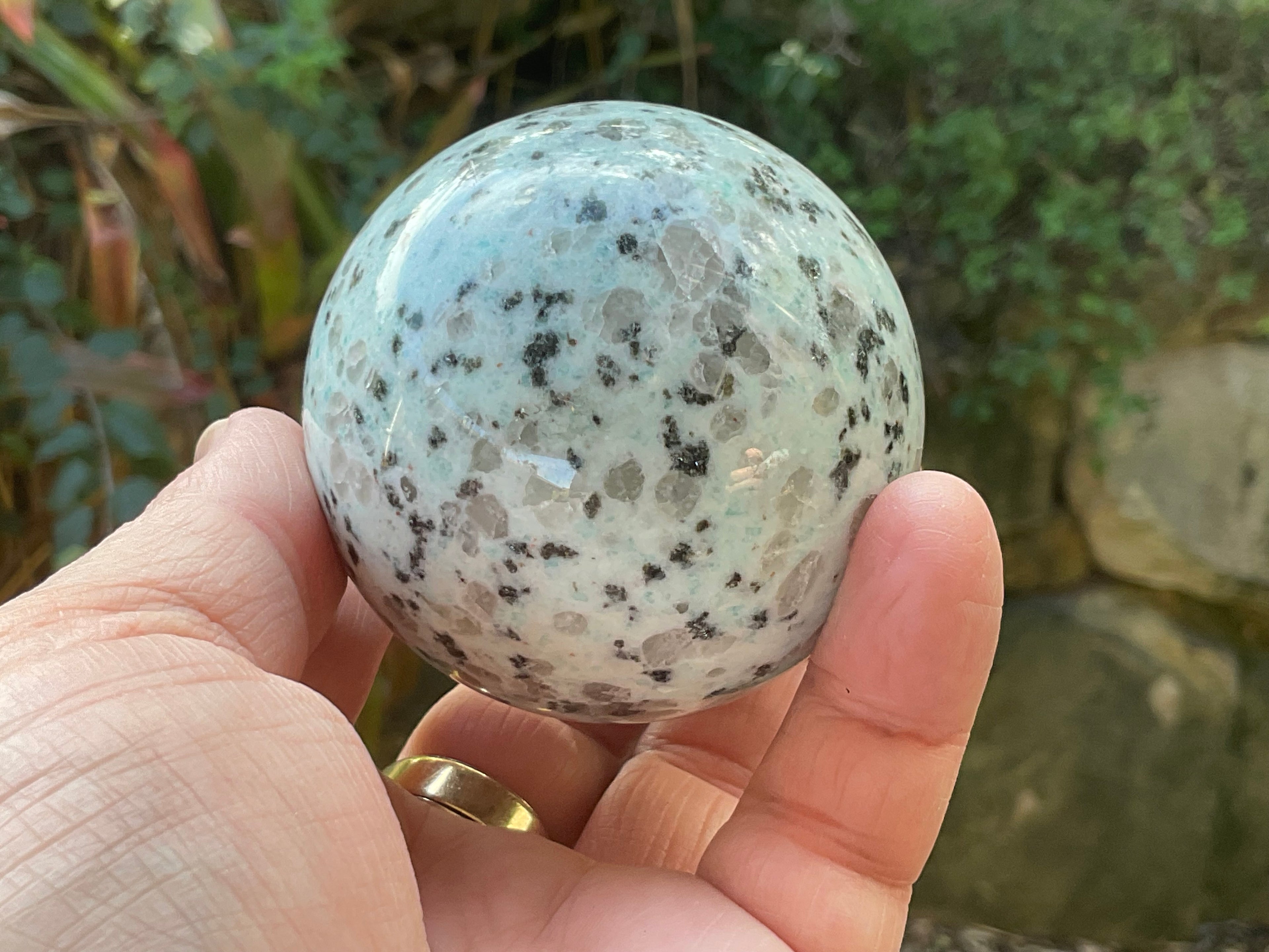 331g “Kiwi Jasper” Sphere 1C