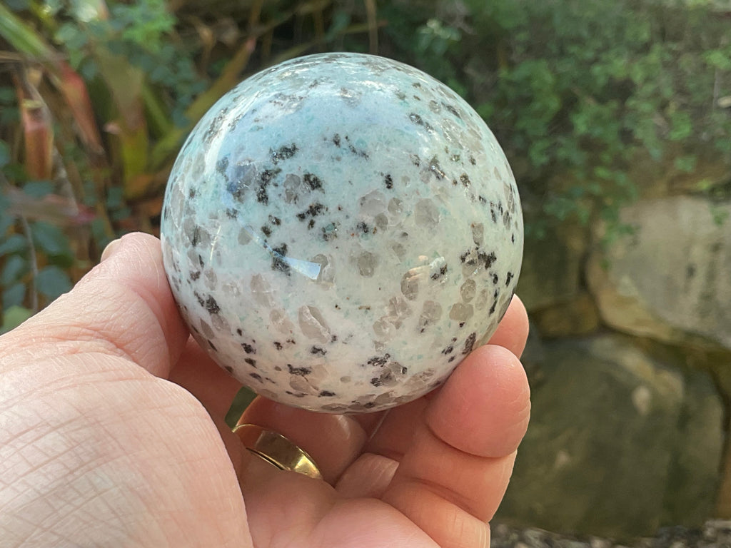 331g “Kiwi Jasper” Sphere 1C