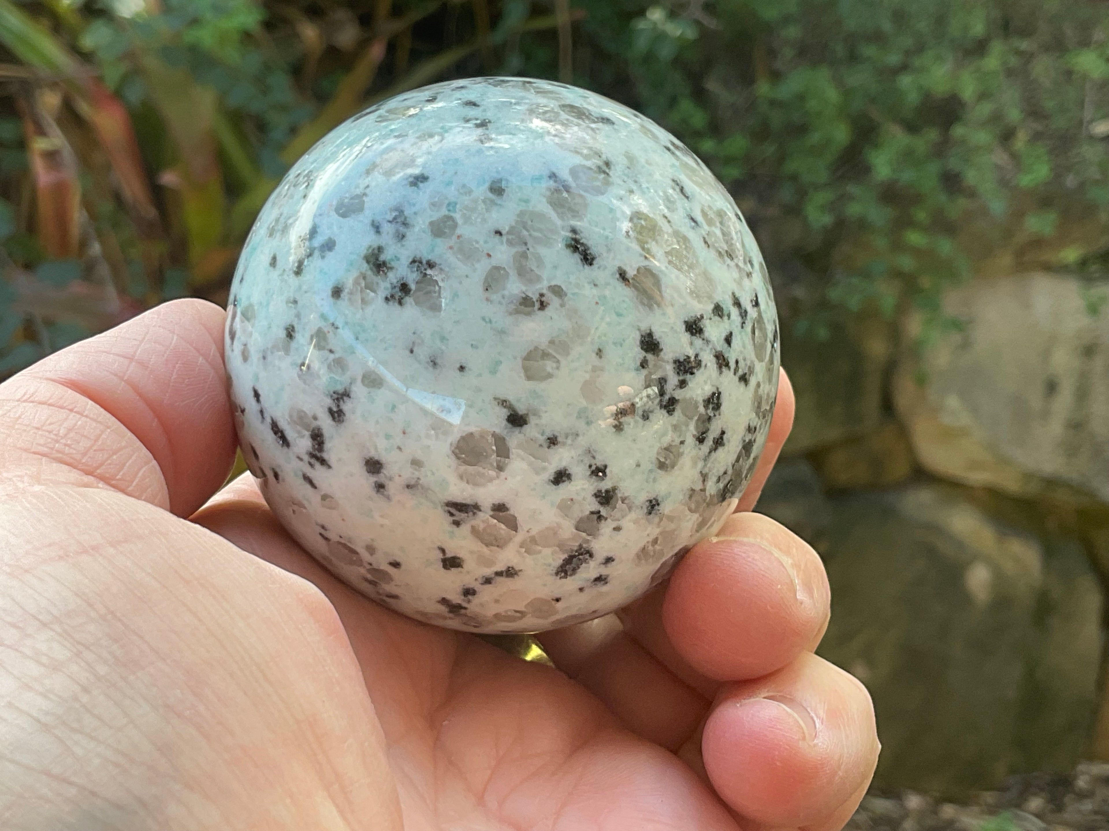 331g “Kiwi Jasper” Sphere 1C