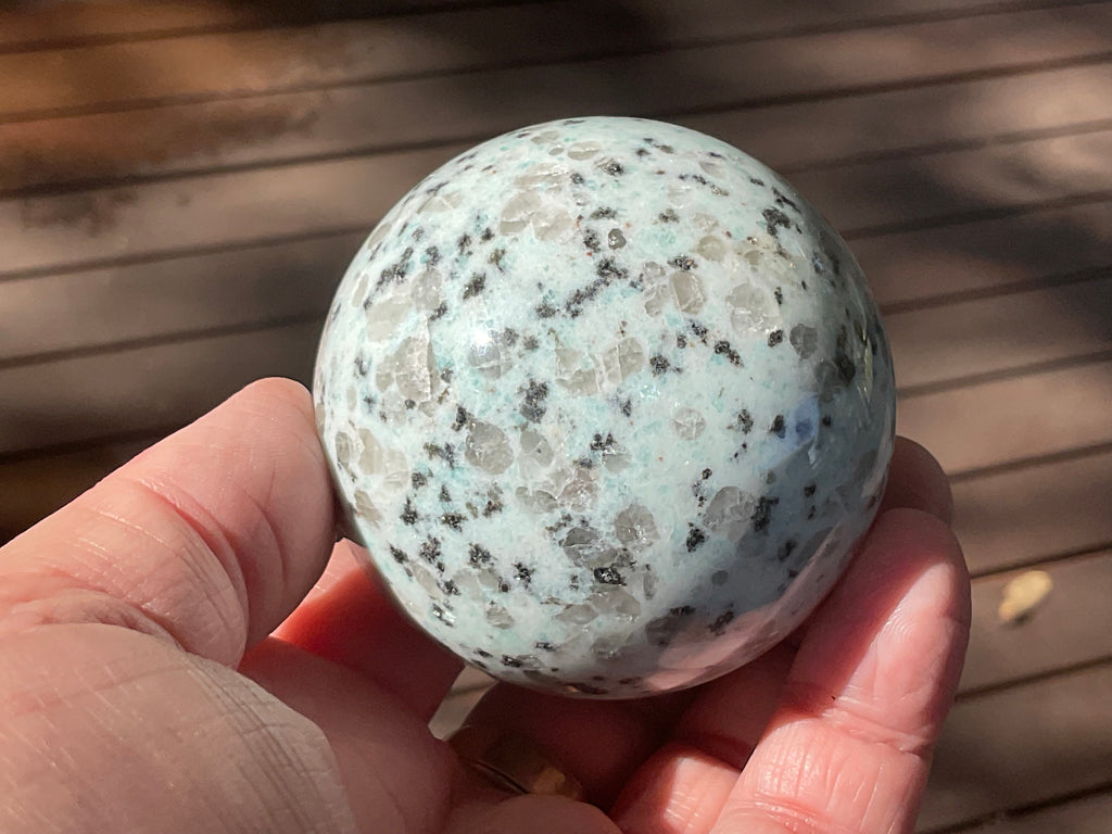 331g “Kiwi Jasper” Sphere 1C