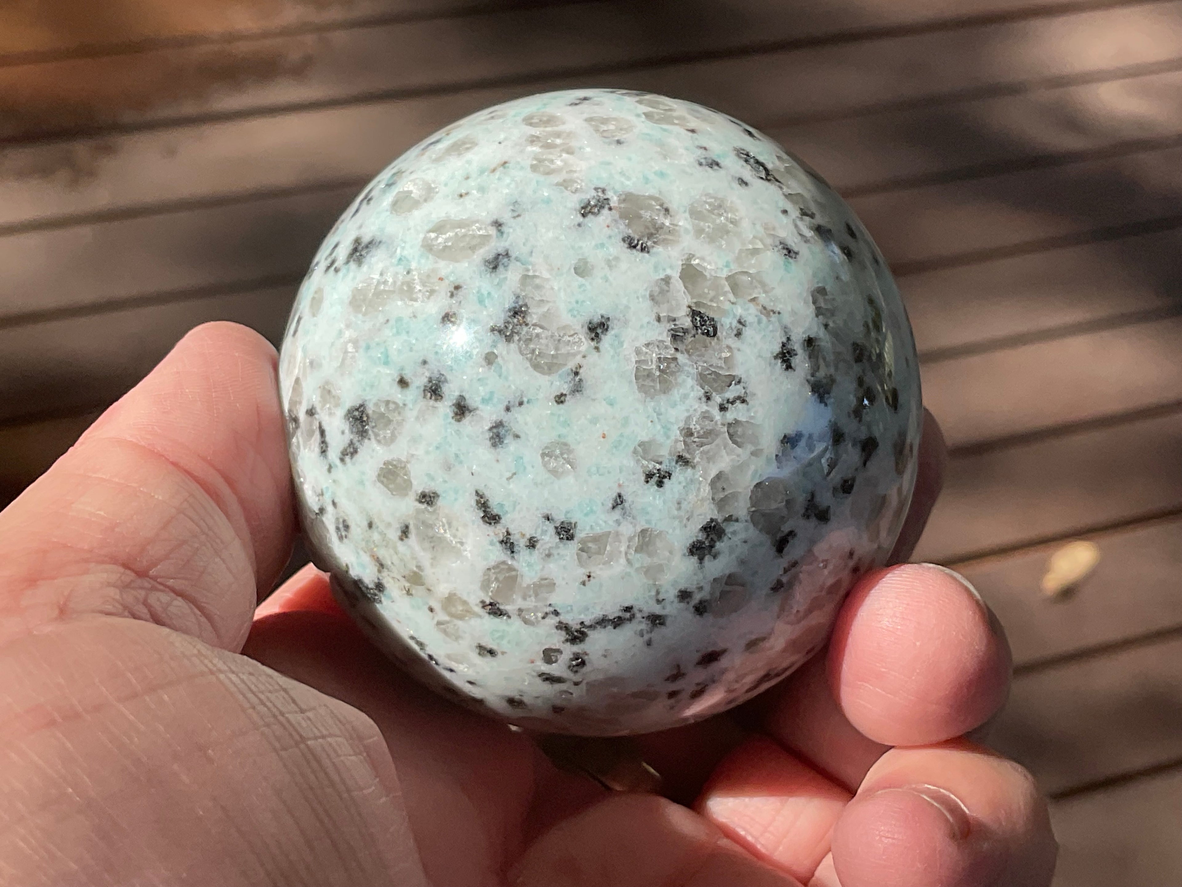 331g “Kiwi Jasper” Sphere 1C