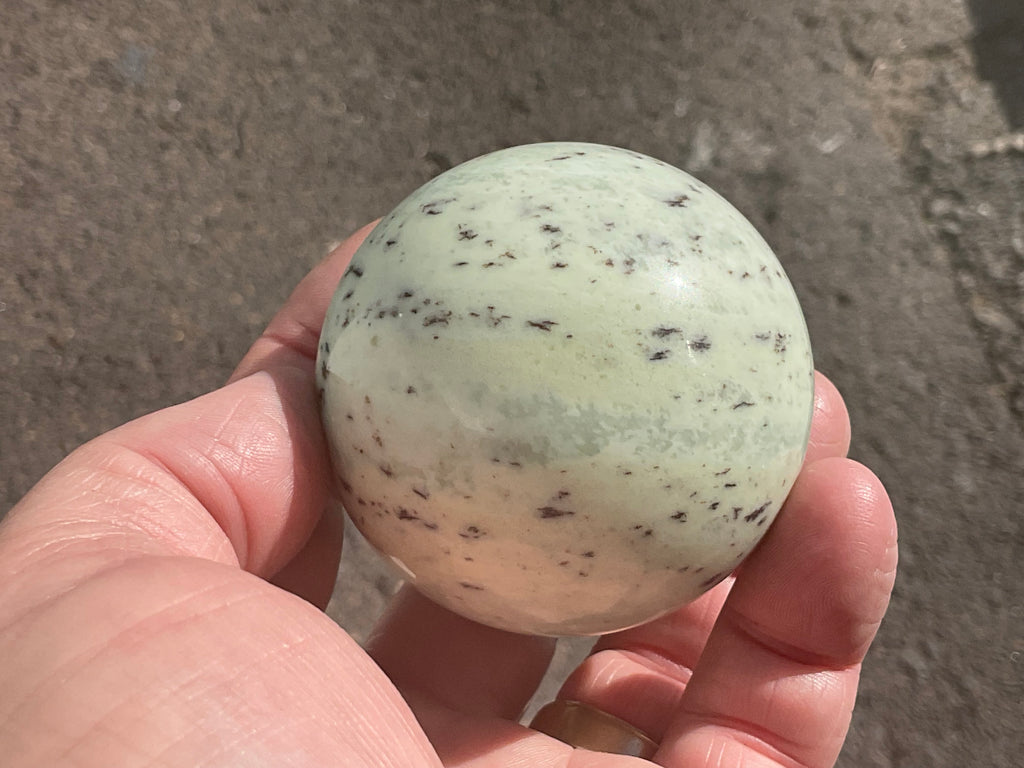 266g Chinese Dendritic Jasper/Siltstone Sphere A