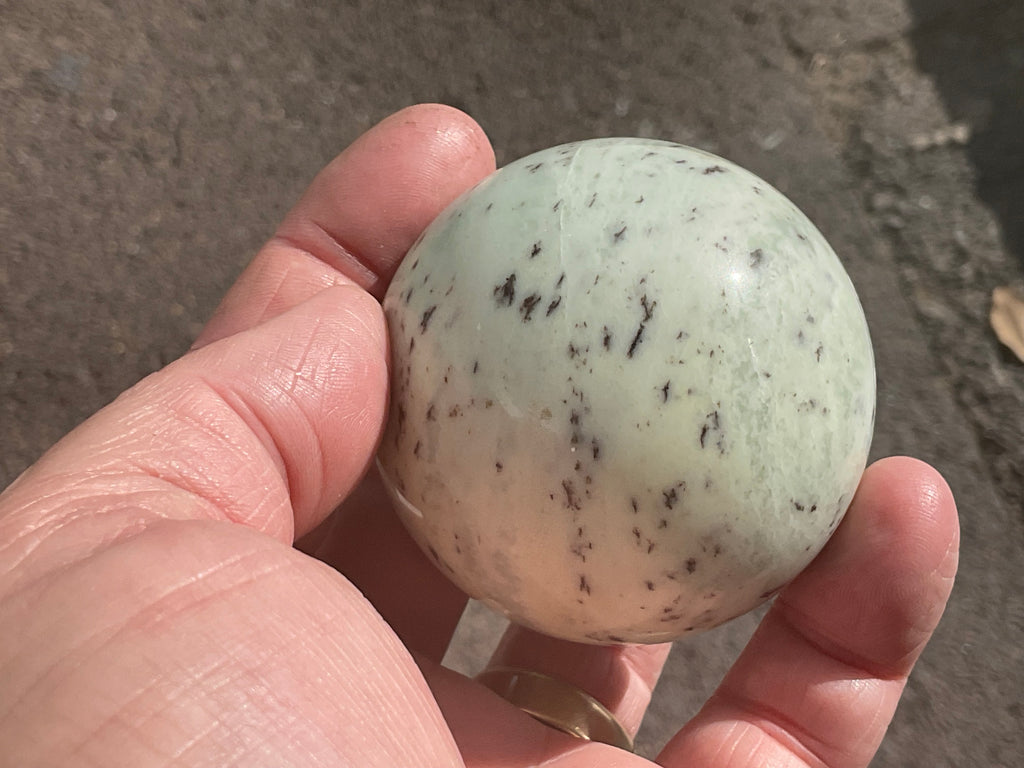 266g Chinese Dendritic Jasper/Siltstone Sphere A